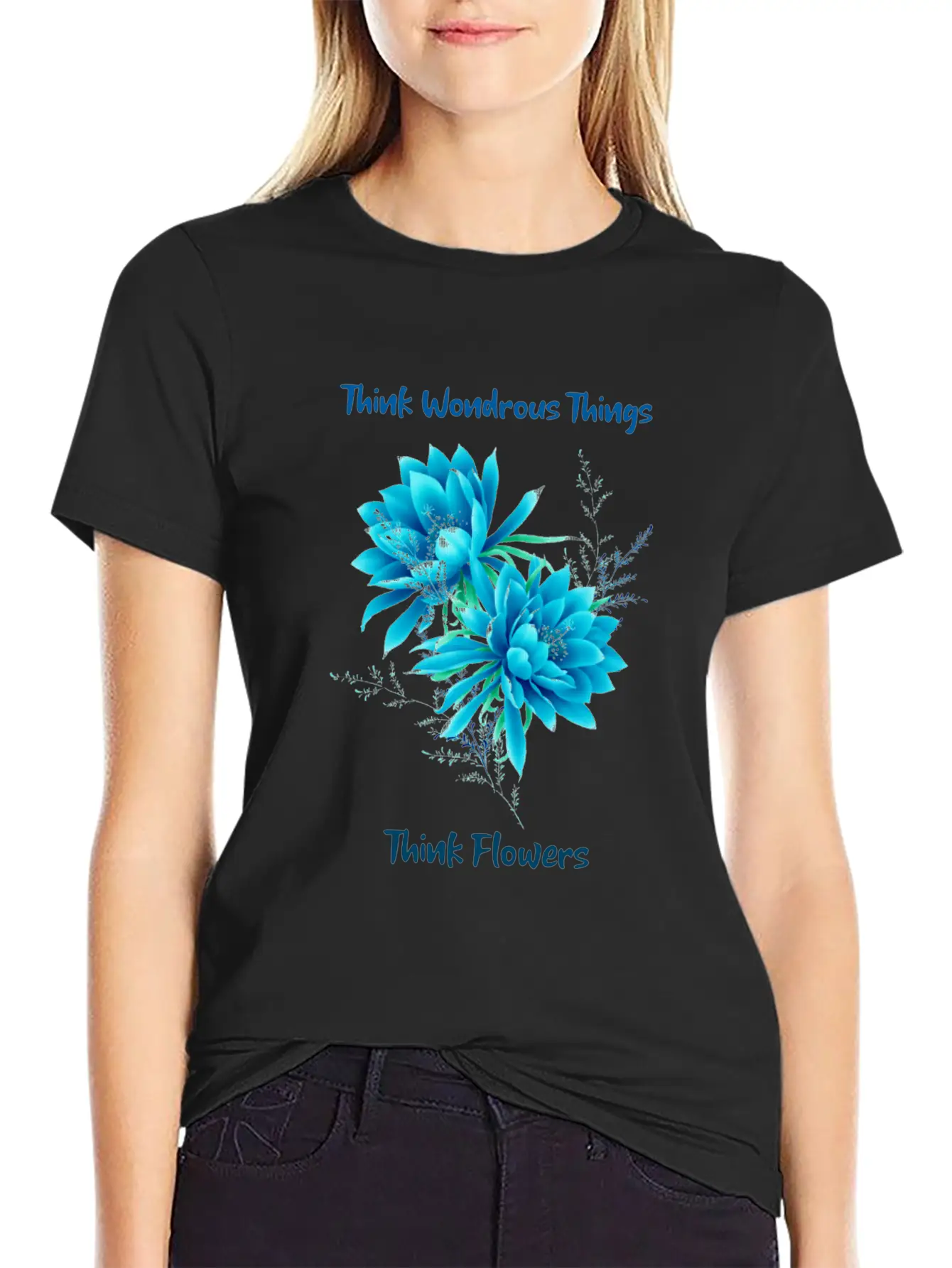 Think Of Wondrous Things Unisex Casual T-Shirt ¨C Clean Design For Daily Comfort