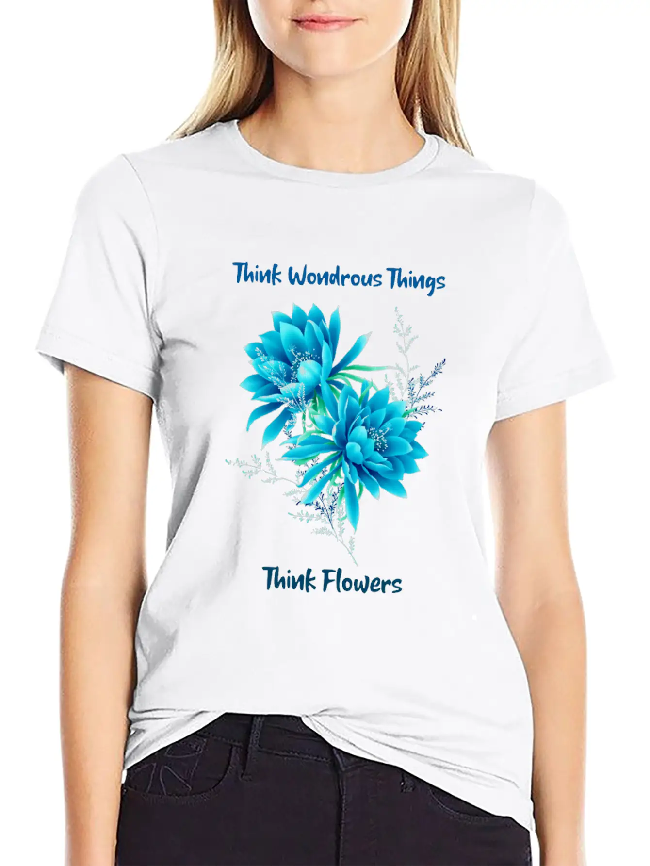Think Of Wondrous Things Unisex Casual T-Shirt ¨C Clean Design For Daily Comfort
