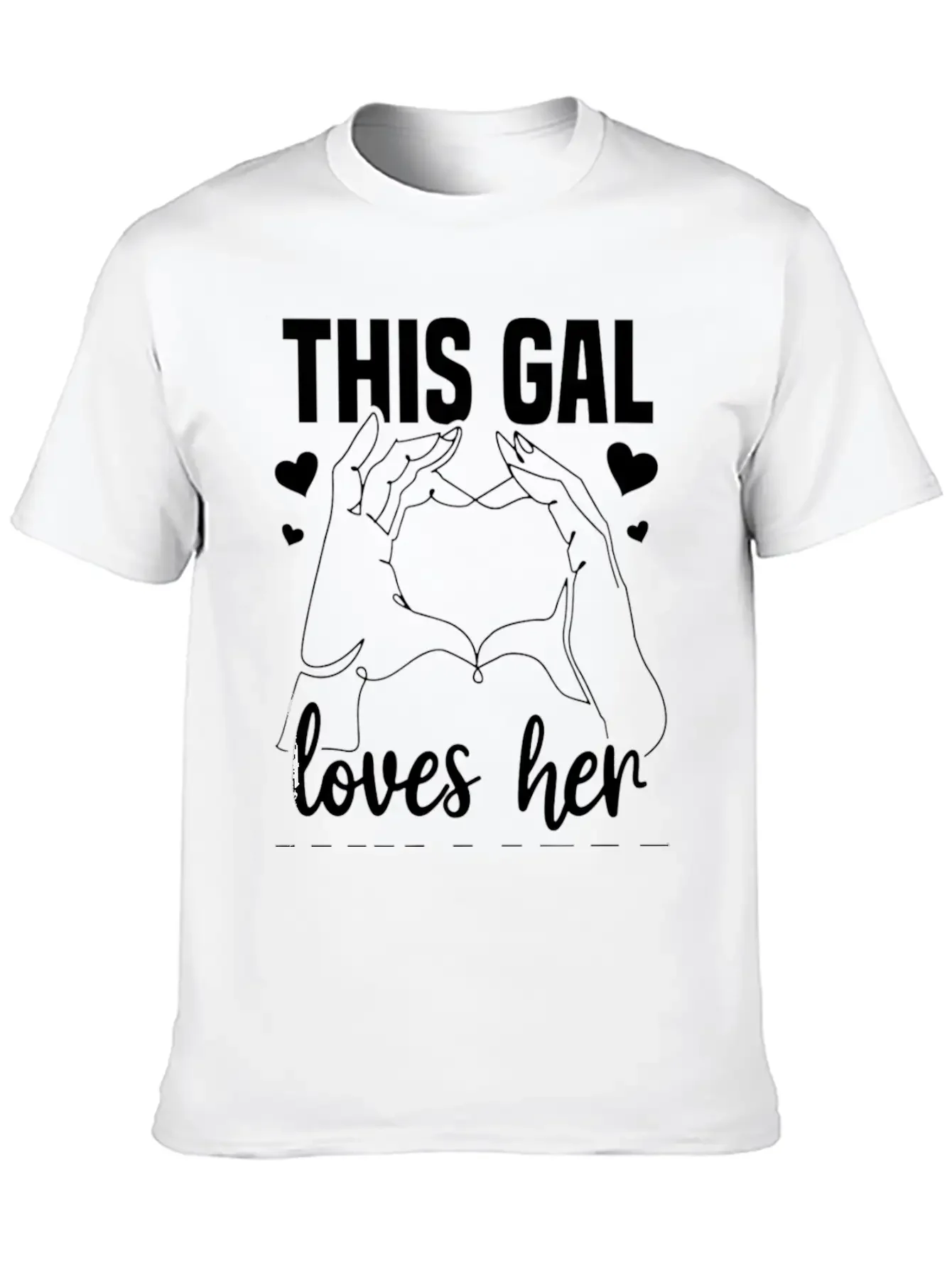 This Gal Loves Her William Clothing For Women Vale Basic Graphic T-Shirt ¨C Daily Comfort In Soft Cotton