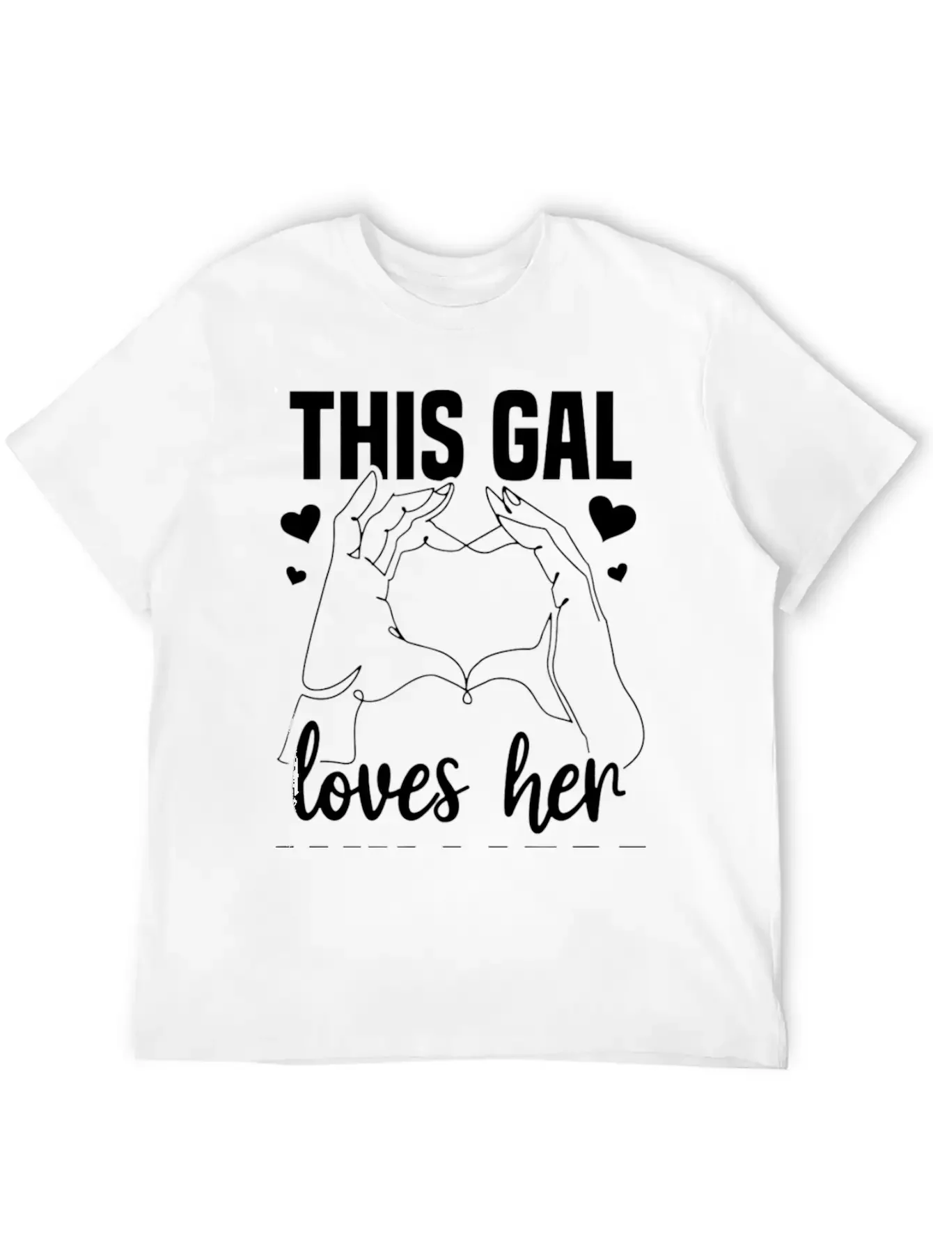 This Gal Loves Her William Clothing For Women Vale Basic Graphic T-Shirt ¨C Daily Comfort In Soft Cotton