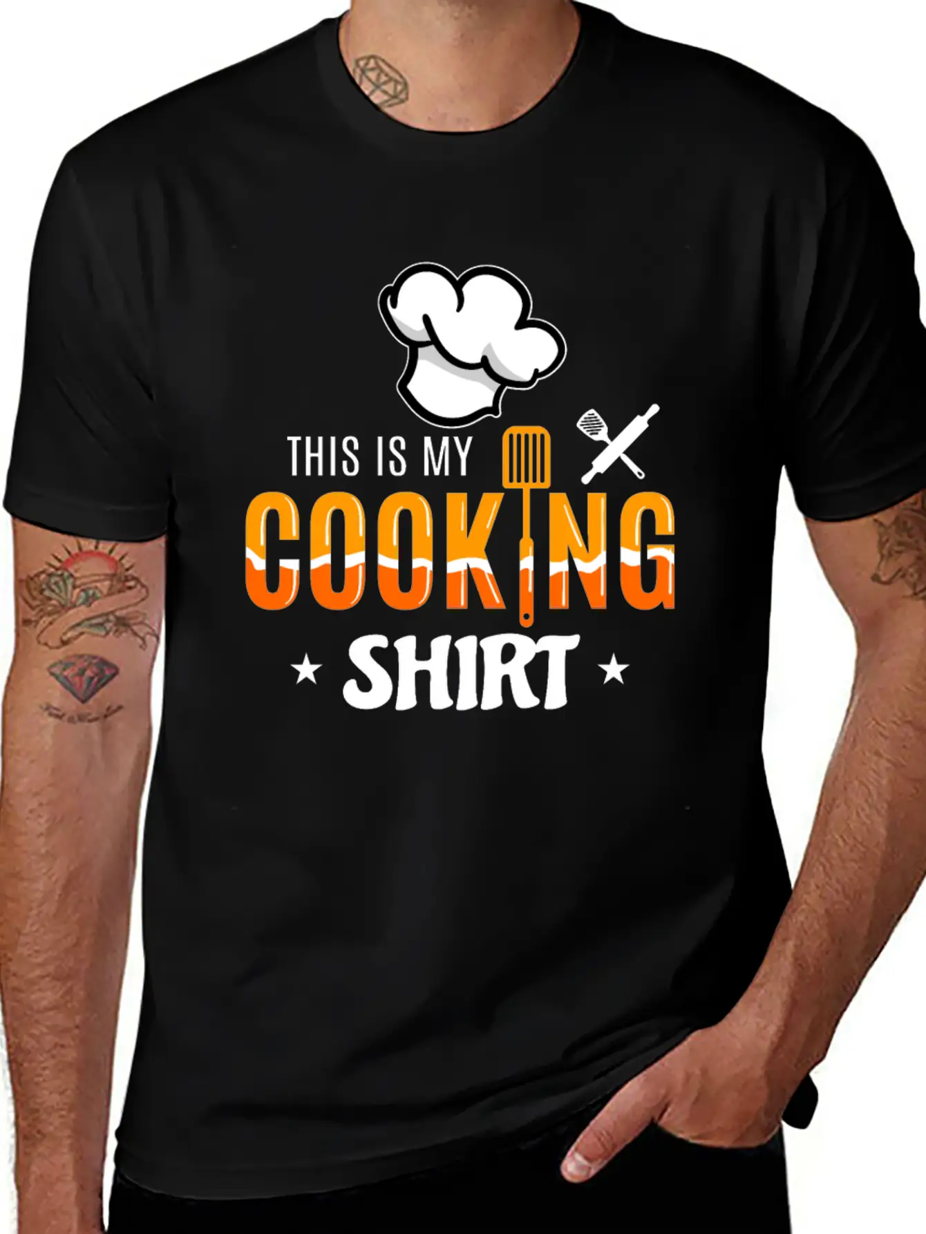 This Is My Cooking Shirt Cook Cooking Gift Basic Graphic T-Shirt ¨C Daily Comfort In Soft Cotton