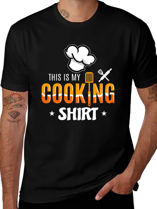 This Is My Cooking Shirt Cook Cooking Gift Basic Graphic T-Shirt ¨C Daily Comfort In Soft Cotton