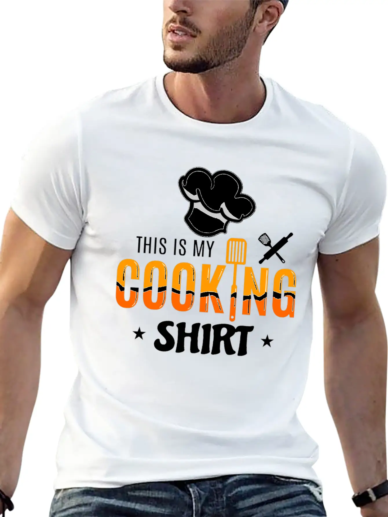 This Is My Cooking Shirt Cook Cooking Gift Basic Graphic T-Shirt ¨C Daily Comfort In Soft Cotton