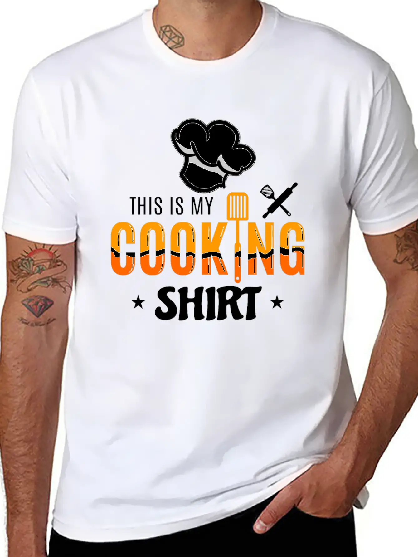 This Is My Cooking Shirt Cook Cooking Gift Basic Graphic T-Shirt ¨C Daily Comfort In Soft Cotton