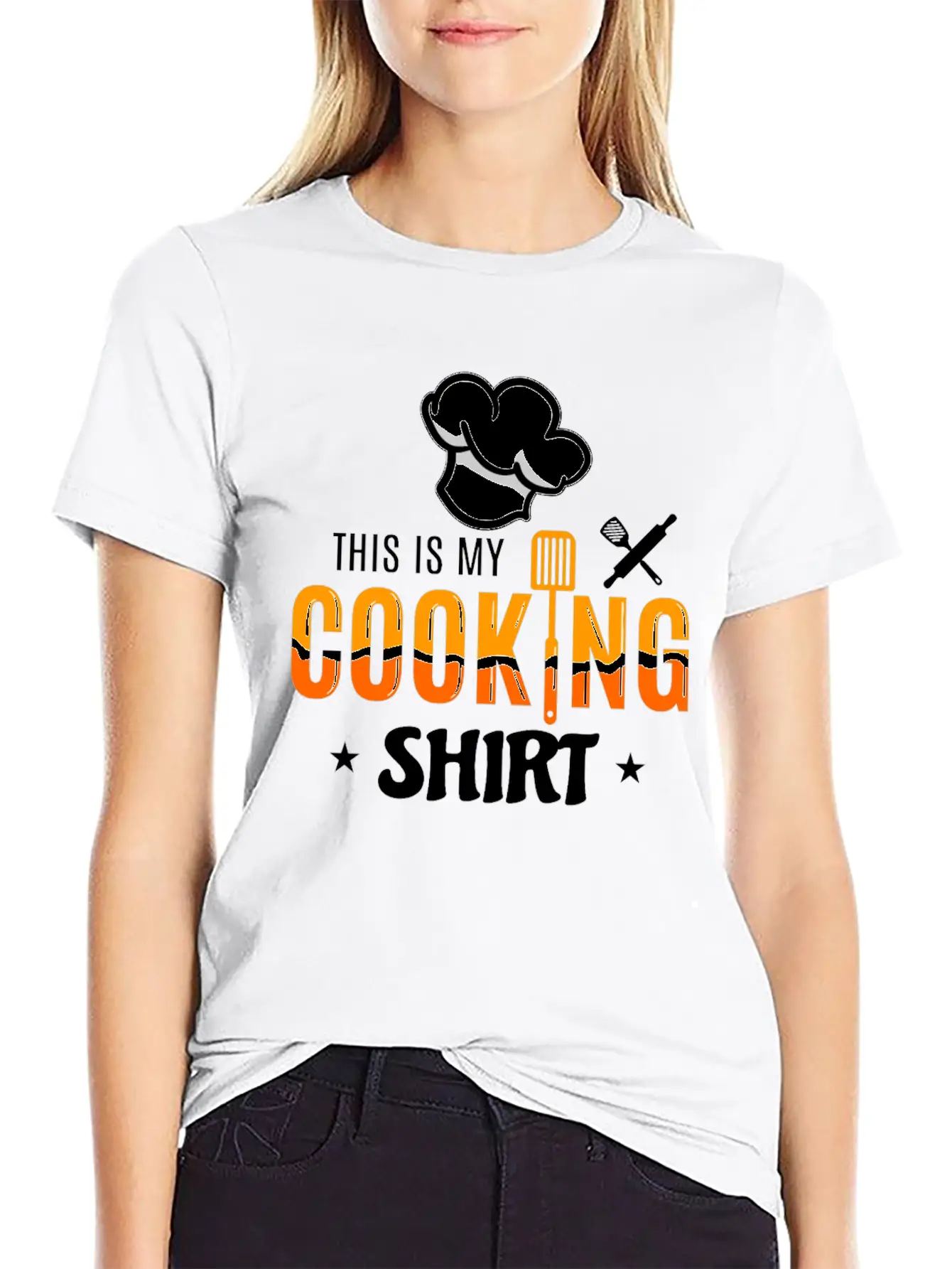 This Is My Cooking Shirt Cook Cooking Gift Basic Graphic T-Shirt ¨C Daily Comfort In Soft Cotton