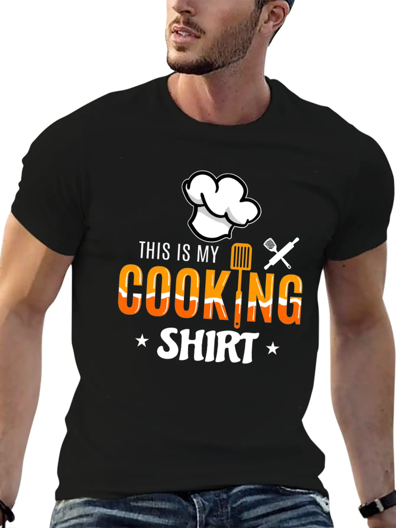 This Is My Cooking Shirt Cook Cooking Gift Basic Graphic T-Shirt ¨C Daily Comfort In Soft Cotton