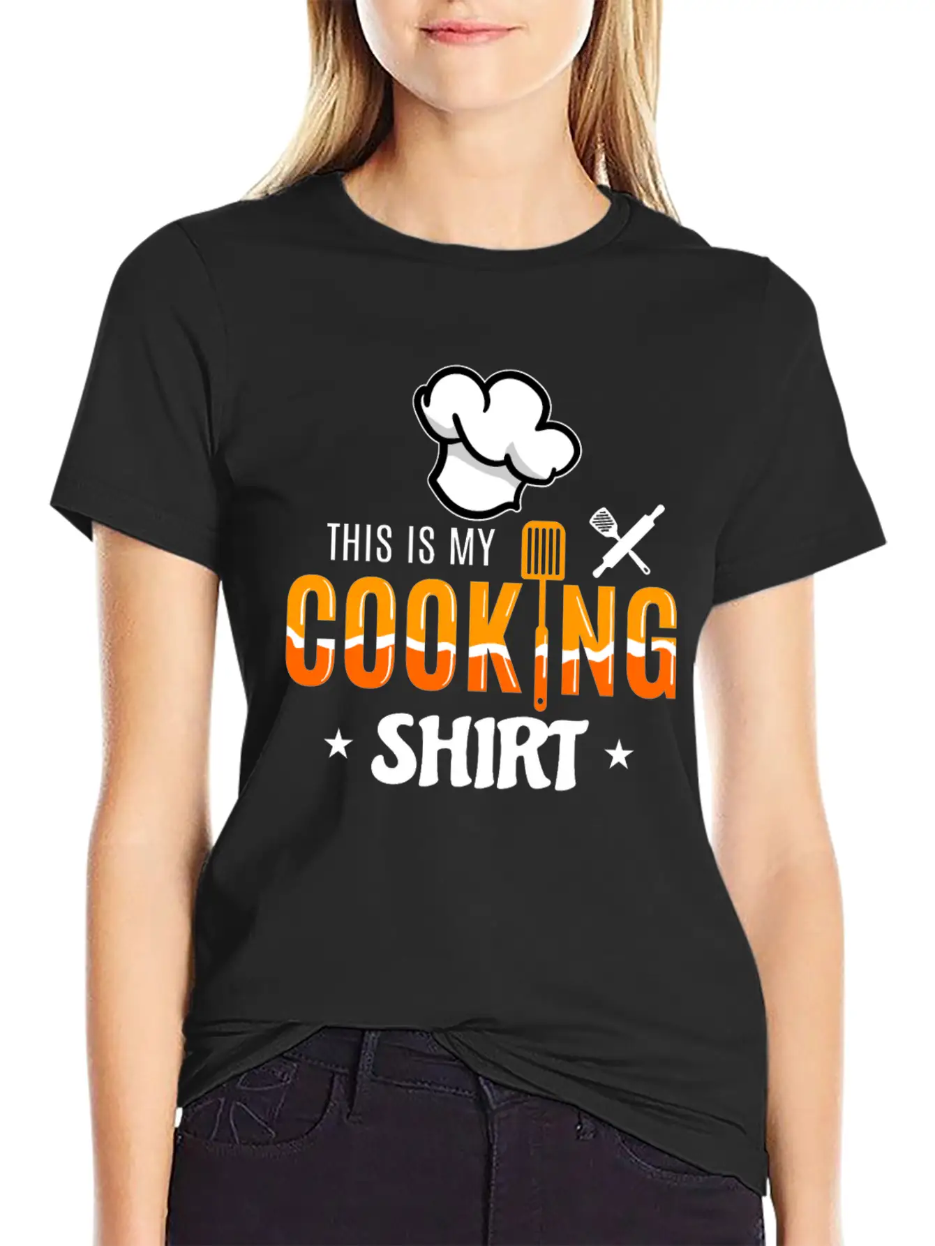 This Is My Cooking Shirt Cook Cooking Gift Basic Graphic T-Shirt ¨C Daily Comfort In Soft Cotton