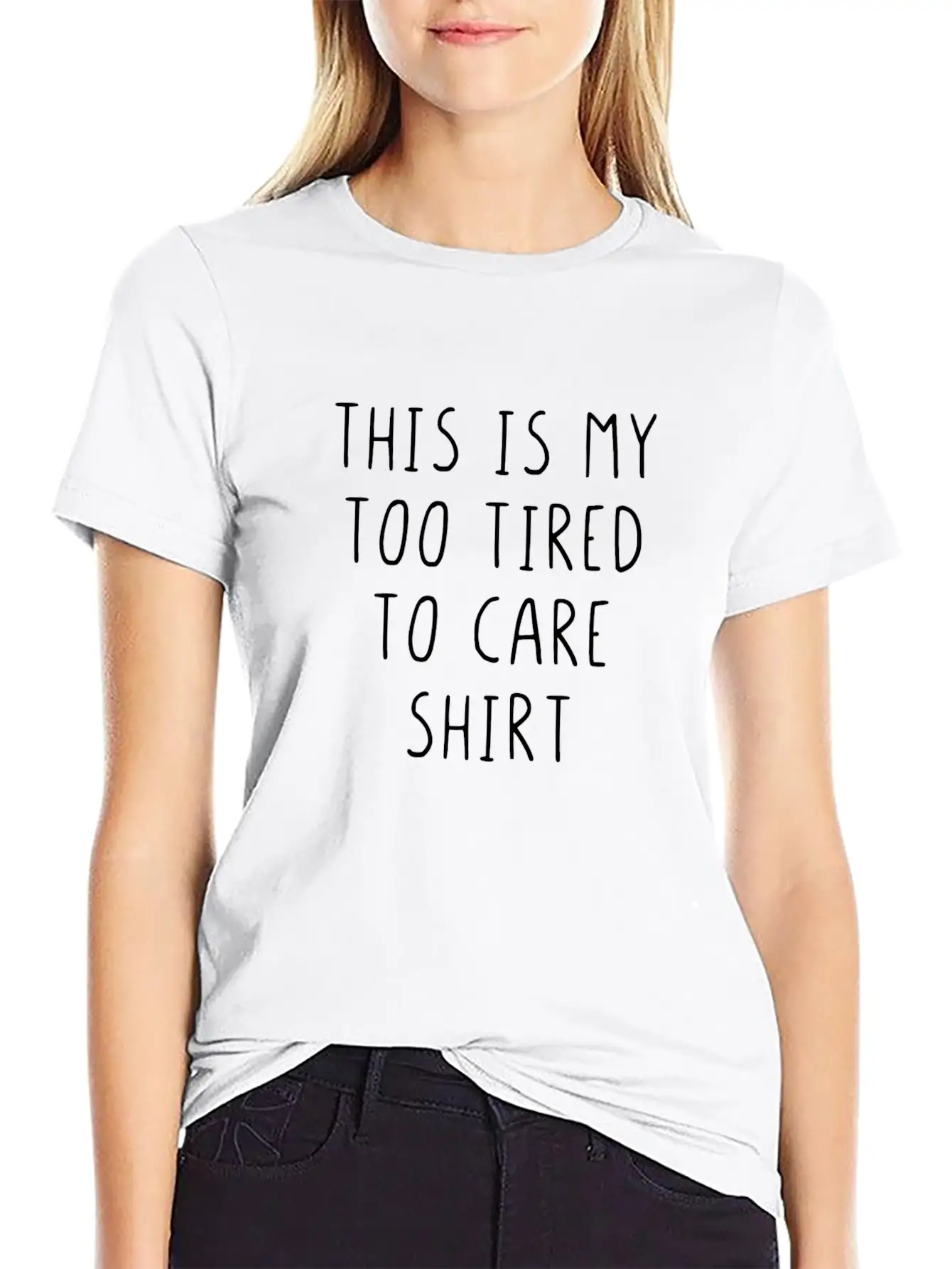 This Is My Too Tired To Care Shirt Essential Cotton Tee For Daily Outfits ¨C Unisex Style