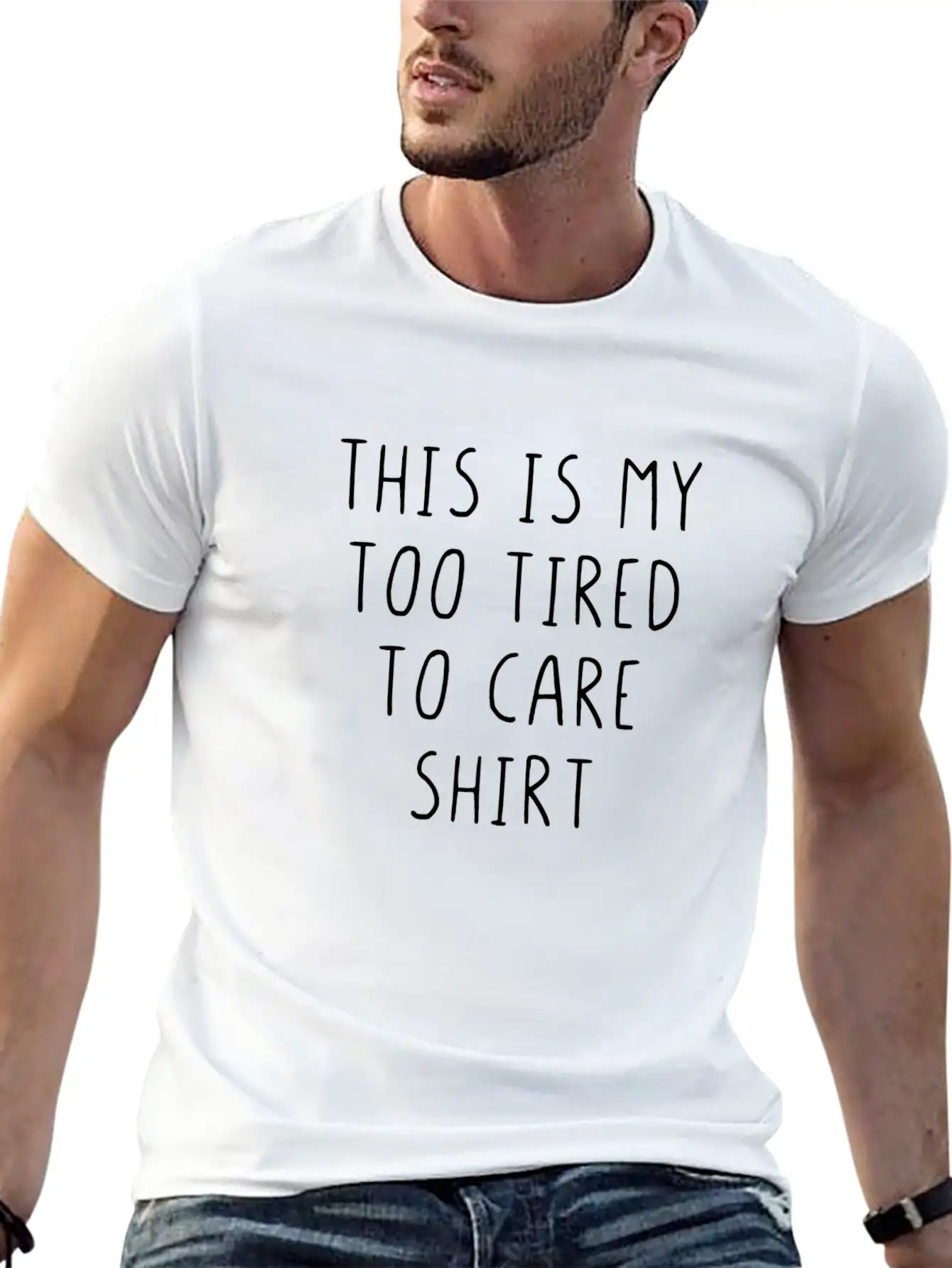 This Is My Too Tired To Care Shirt Essential Cotton Tee For Daily Outfits ¨C Unisex Style