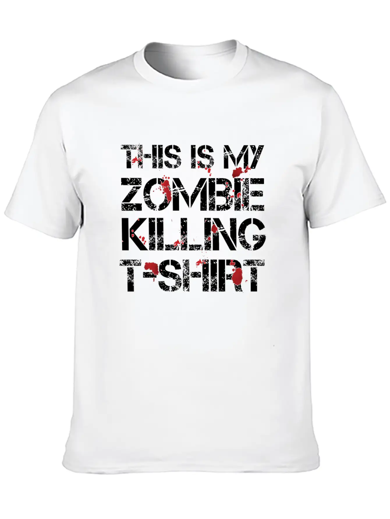 This Is My Zombie Killing Shirt Shirt Basic Graphic T-Shirt ¨C Daily Comfort In Soft Cotton