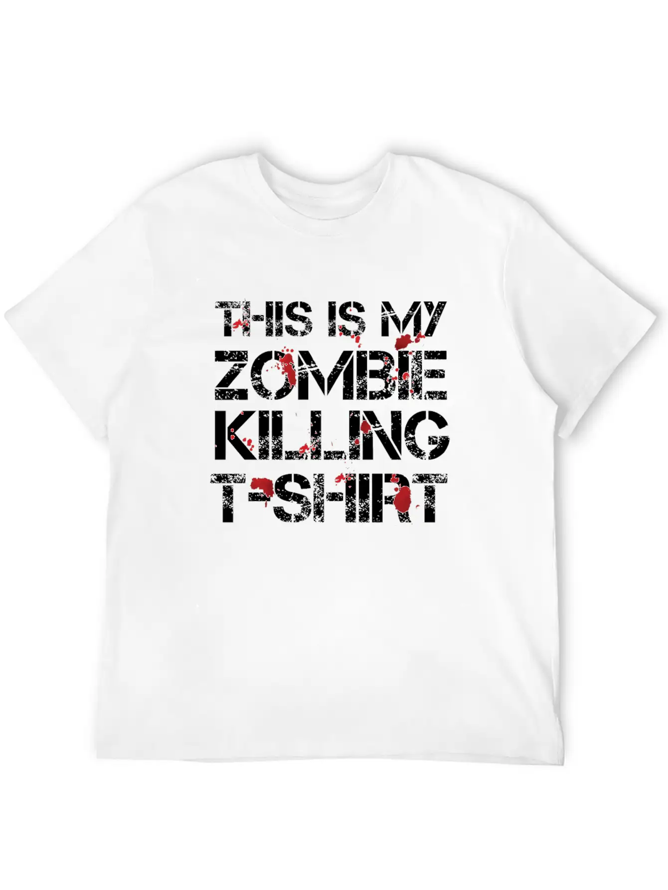This Is My Zombie Killing Shirt Shirt Basic Graphic T-Shirt ¨C Daily Comfort In Soft Cotton