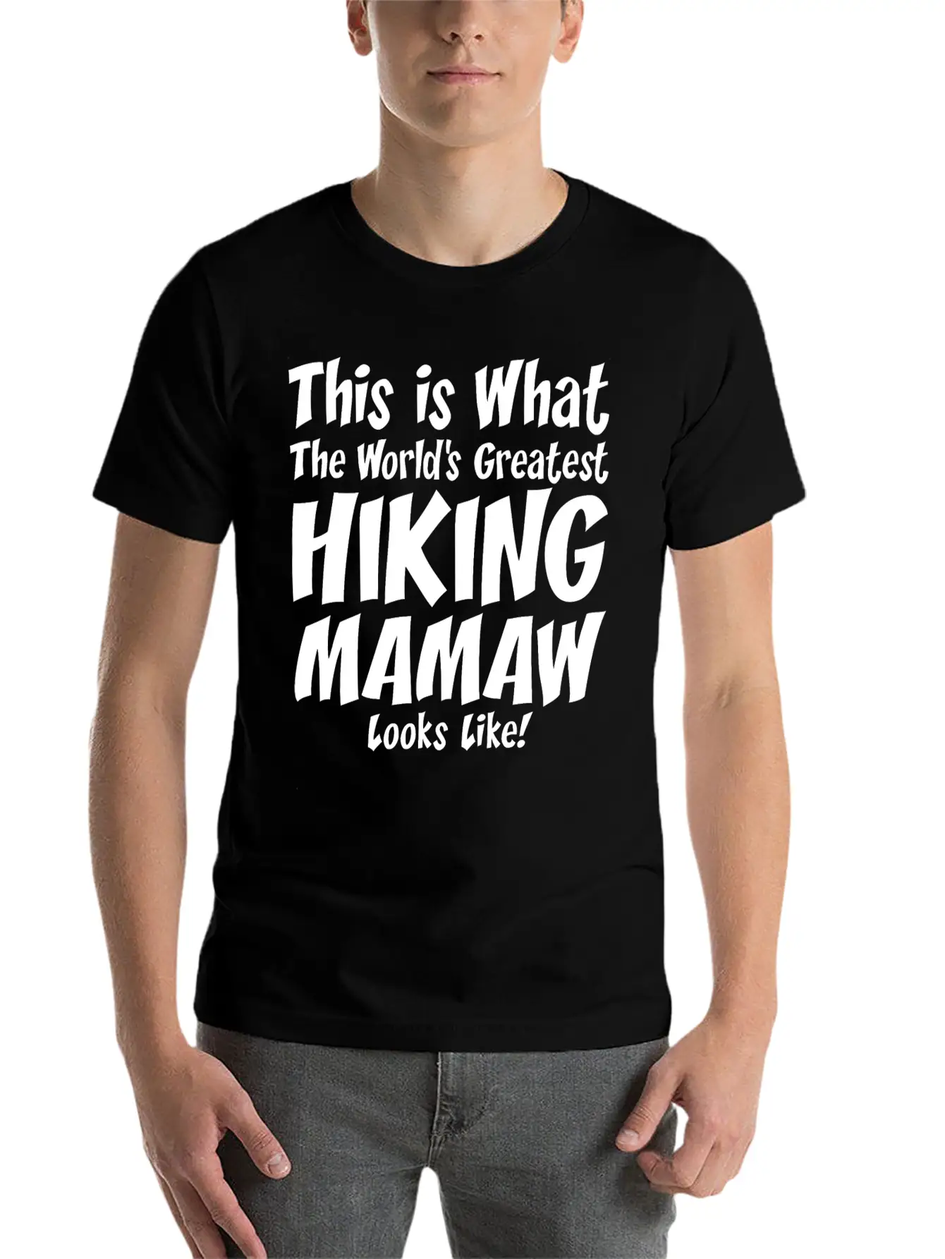 This Is What The Worlds Greatest Hiking Mamaw Soft Cotton Short Sleeve Tee ¨C Unisex Wardrobe Staple