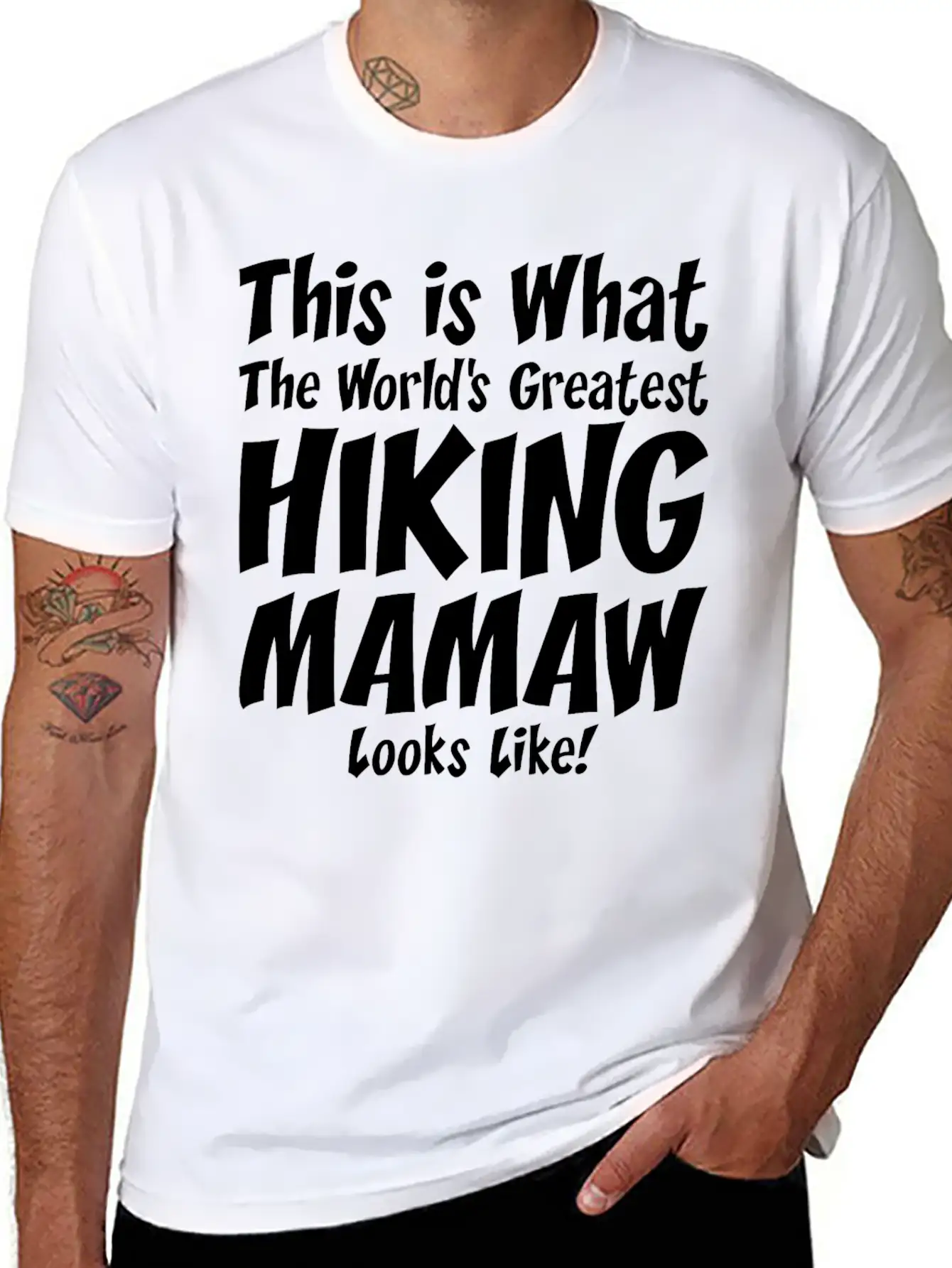 This Is What The Worlds Greatest Hiking Mamaw Soft Cotton Short Sleeve Tee ¨C Unisex Wardrobe Staple