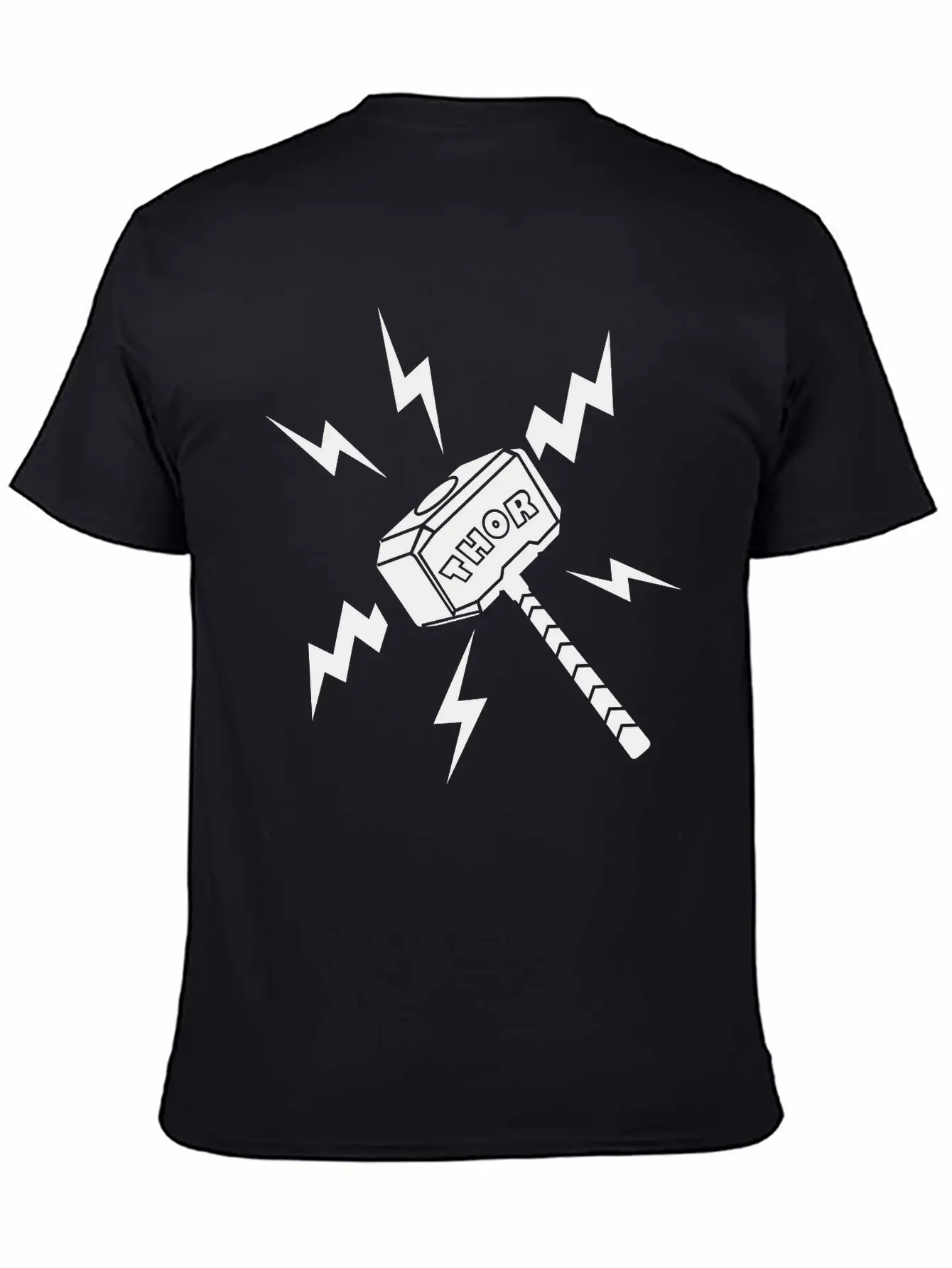 Thor Hammer With The Text 'THOR' Unisex Casual T-Shirt ¨C Clean Design For Daily Comfort
