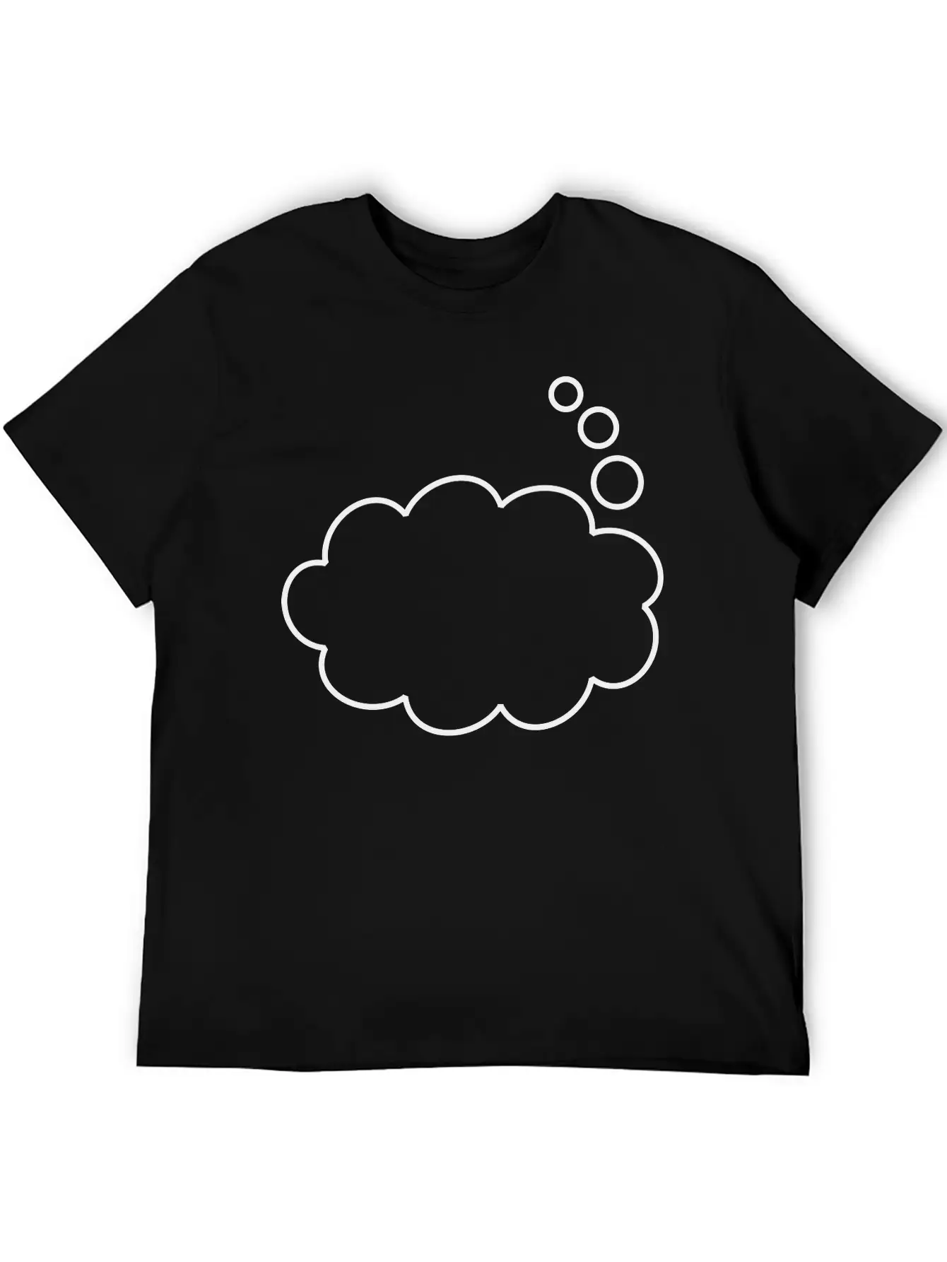 Thought Balloon (outline) Soft Cotton Short Sleeve Tee ¨C Unisex Wardrobe Staple
