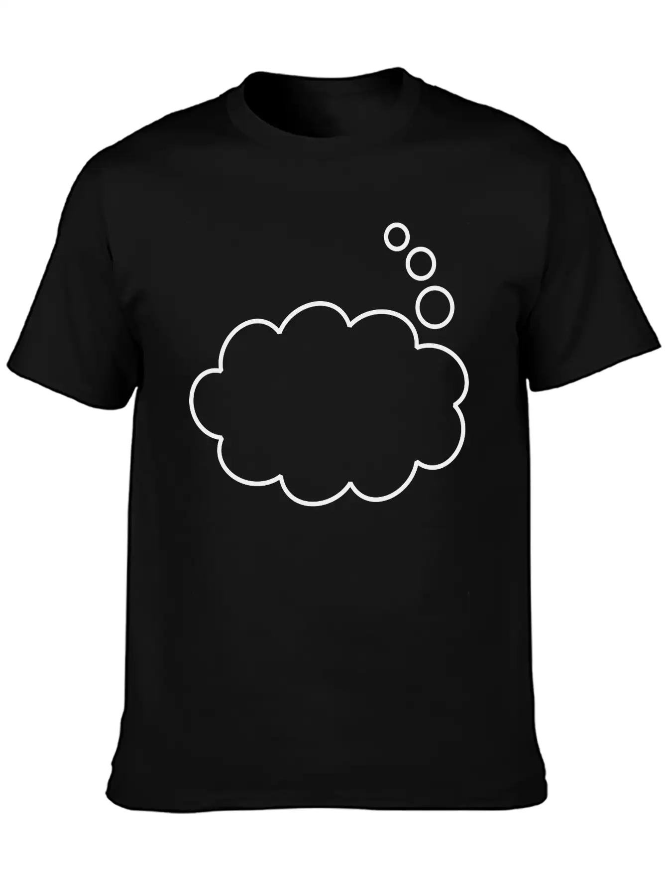 Thought Balloon (outline) Soft Cotton Short Sleeve Tee ¨C Unisex Wardrobe Staple