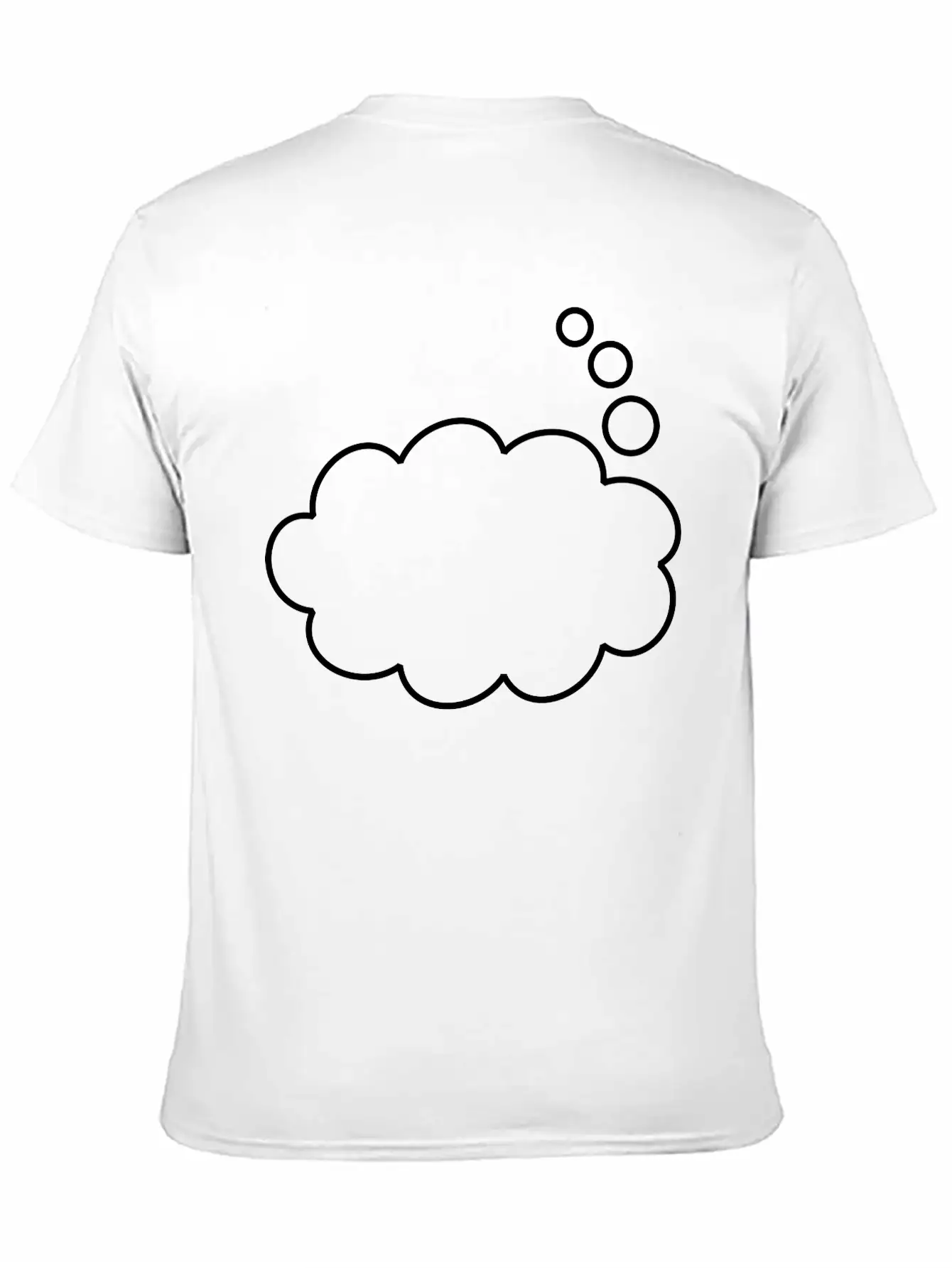 Thought Balloon (outline) Soft Cotton Short Sleeve Tee ¨C Unisex Wardrobe Staple