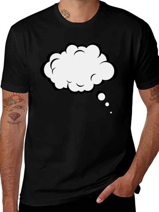 Thought Bubble Essential Cotton Tee For Daily Outfits ¨C Unisex Style