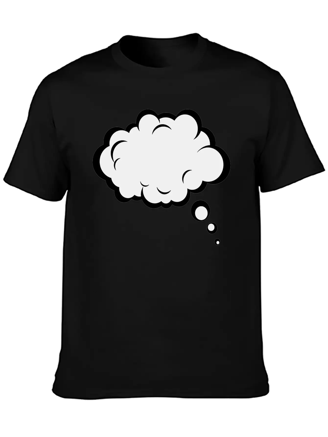 Thought Bubble Essential Cotton Tee For Daily Outfits ¨C Unisex Style