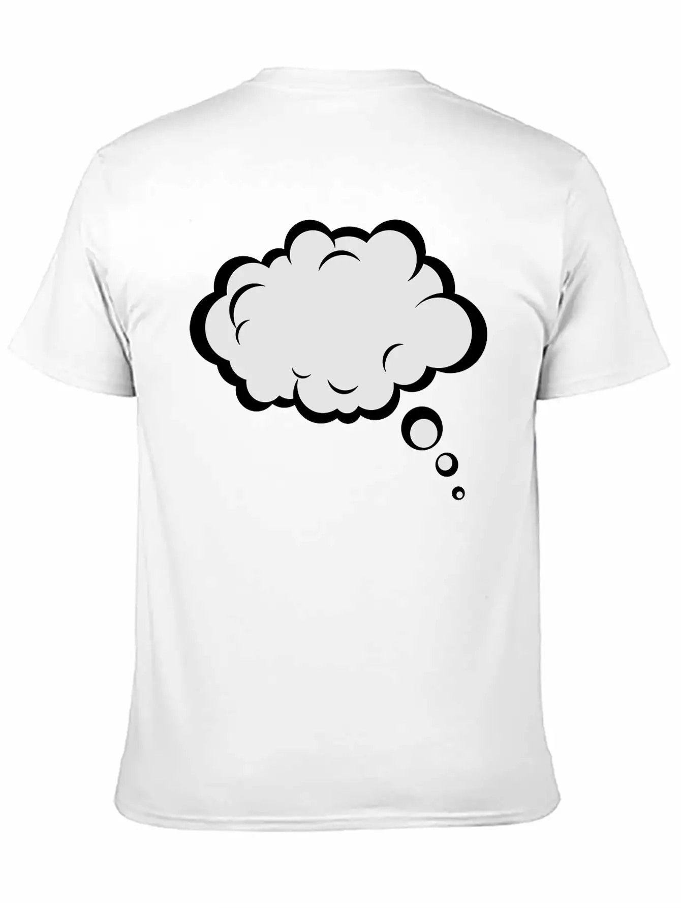 Thought Bubble Essential Cotton Tee For Daily Outfits ¨C Unisex Style