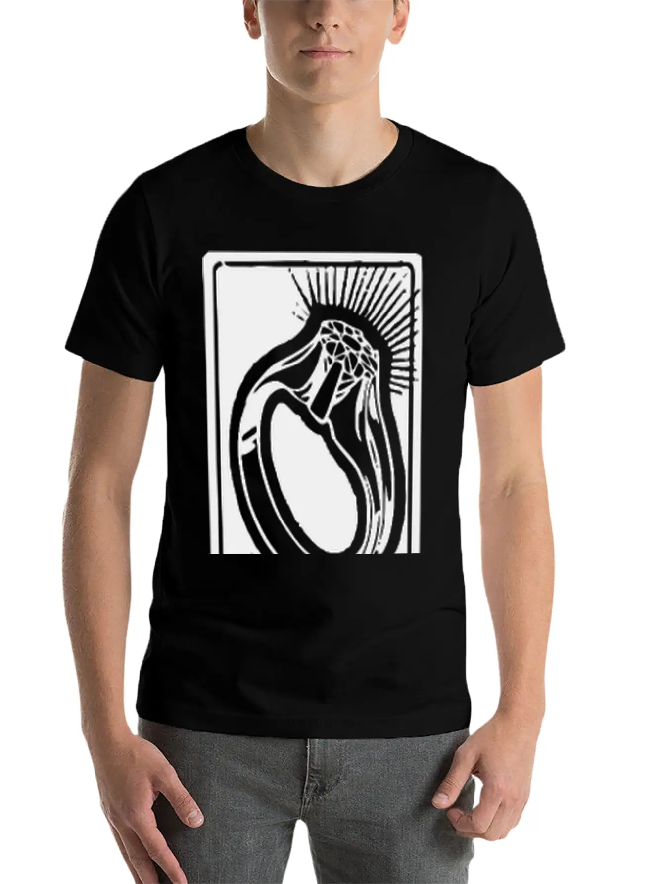 Three Rings Essential Cotton Tee For Daily Outfits ¨C Unisex Style