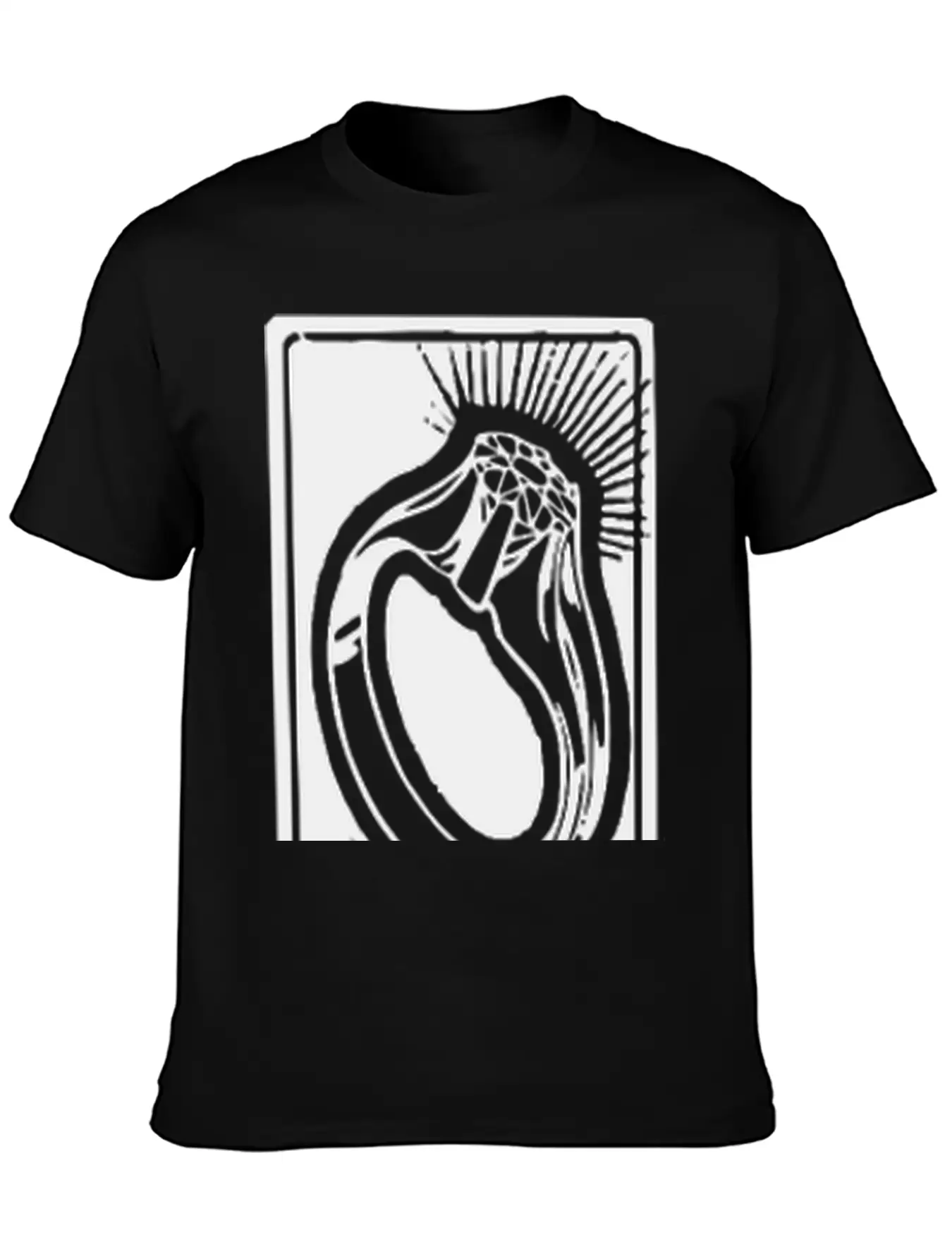 Three Rings Essential Cotton Tee For Daily Outfits ¨C Unisex Style