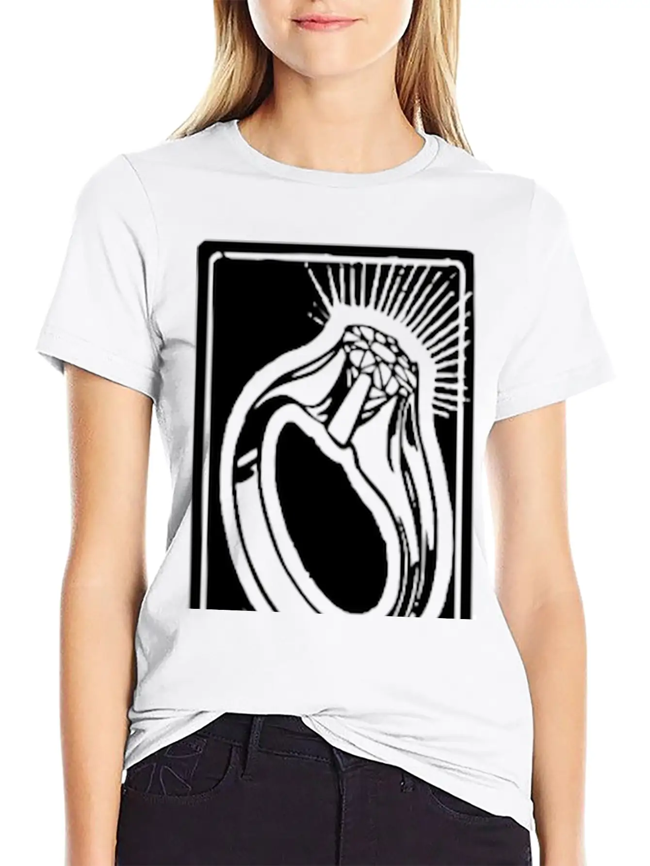 Three Rings Essential Cotton Tee For Daily Outfits ¨C Unisex Style