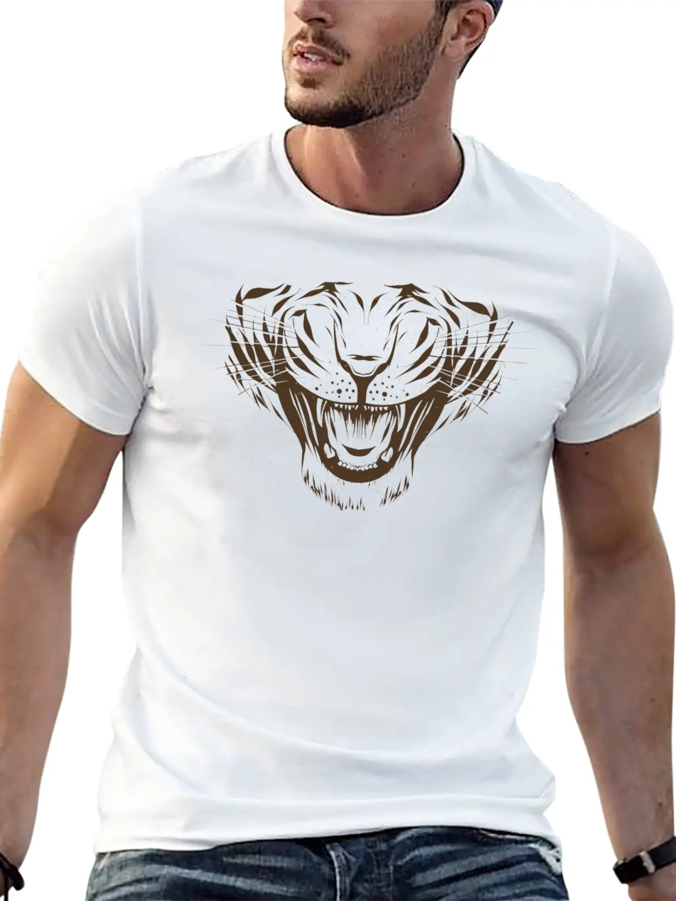 Tiger Soft Cotton Short Sleeve Tee ¨C Unisex Wardrobe Staple