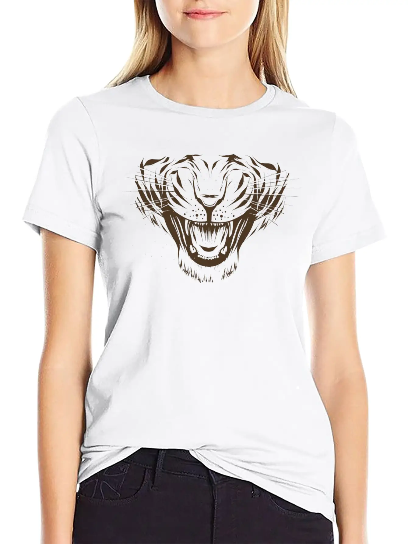Tiger Soft Cotton Short Sleeve Tee ¨C Unisex Wardrobe Staple