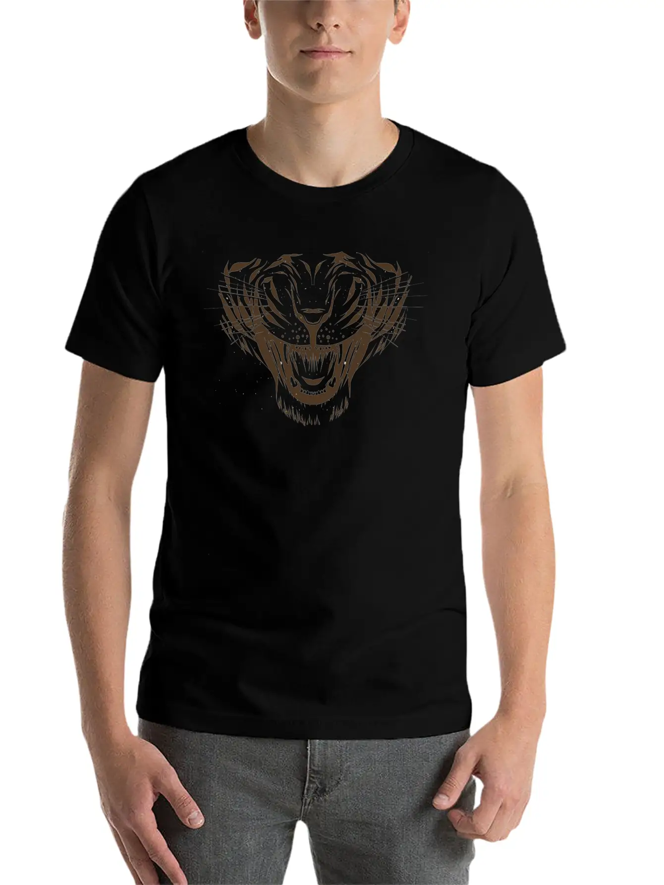 Tiger Soft Cotton Short Sleeve Tee ¨C Unisex Wardrobe Staple