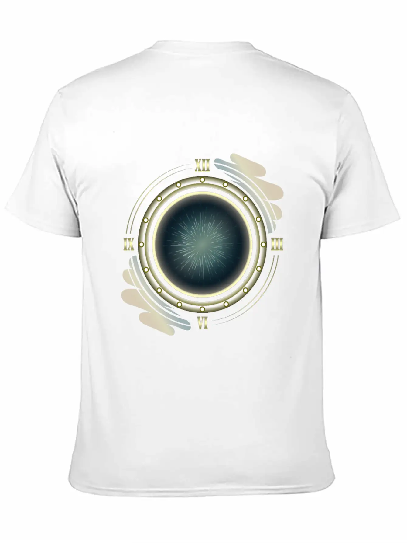 Time Travel Portal Basic Graphic T-Shirt ¨C Daily Comfort In Soft Cotton