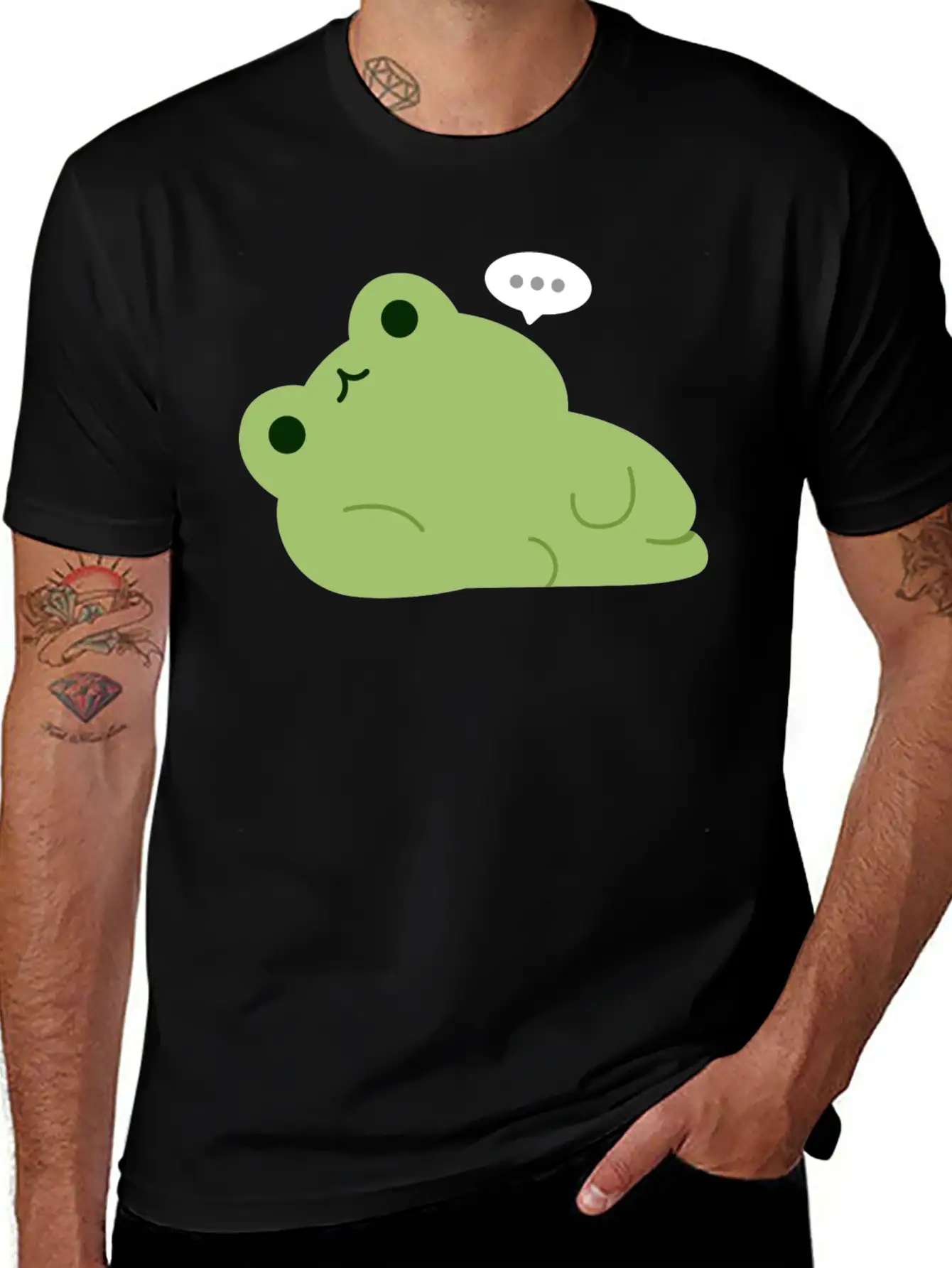 Tired Frog Soft Cotton Short Sleeve Tee ¨C Unisex Wardrobe Staple