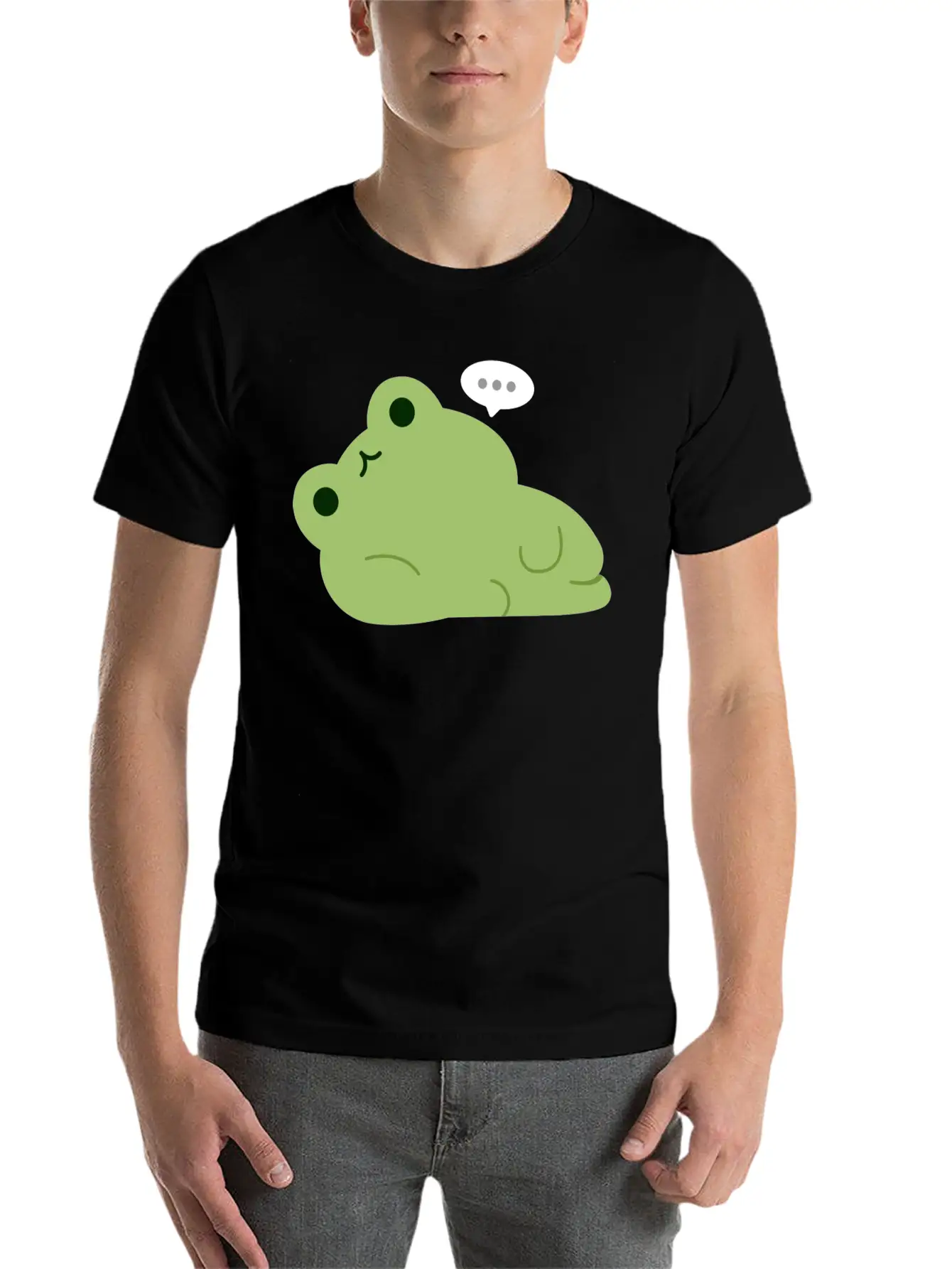 Tired Frog Soft Cotton Short Sleeve Tee ¨C Unisex Wardrobe Staple