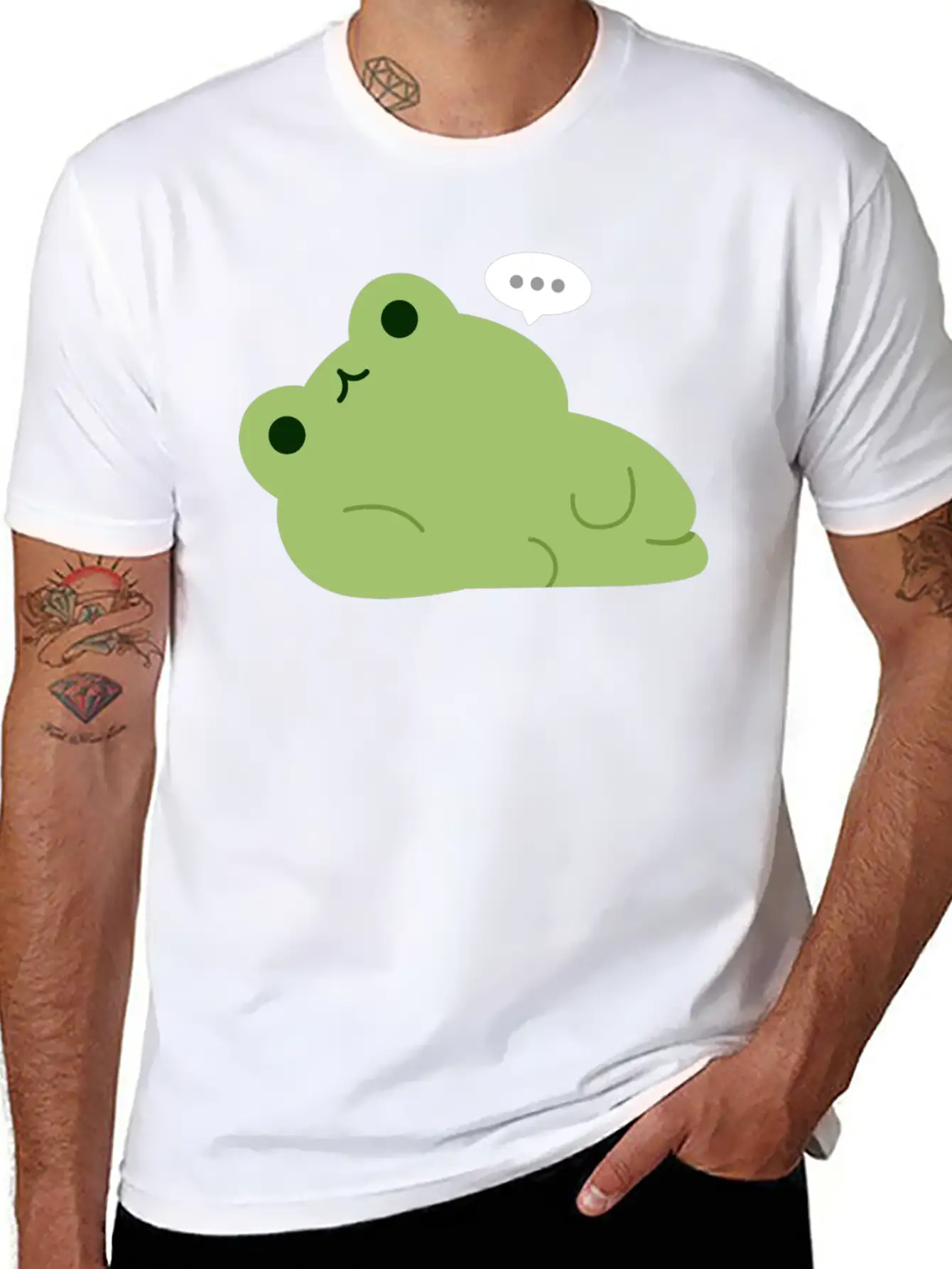 Tired Frog Soft Cotton Short Sleeve Tee ¨C Unisex Wardrobe Staple