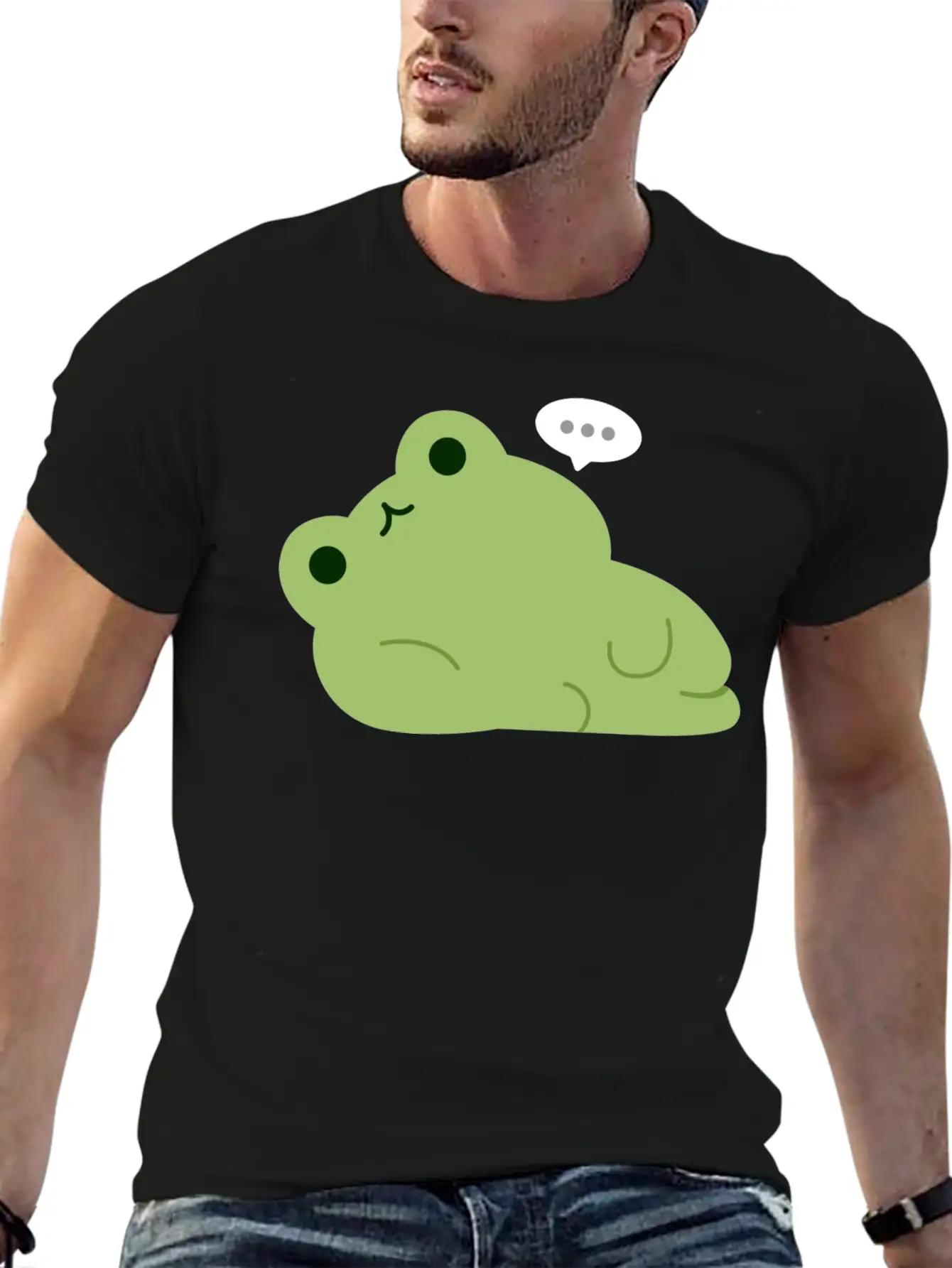 Tired Frog Soft Cotton Short Sleeve Tee ¨C Unisex Wardrobe Staple