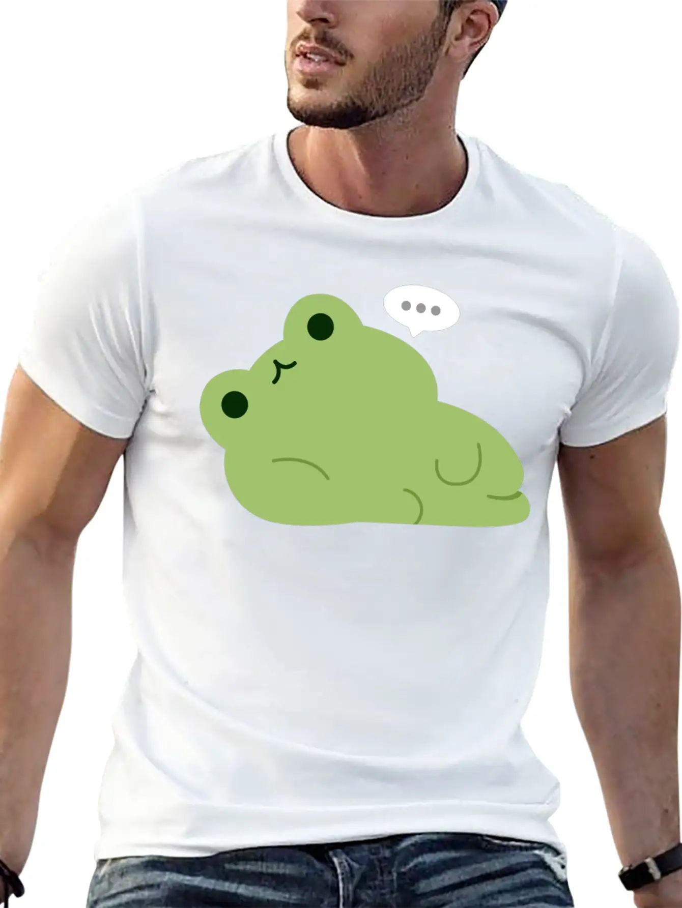 Tired Frog Soft Cotton Short Sleeve Tee ¨C Unisex Wardrobe Staple