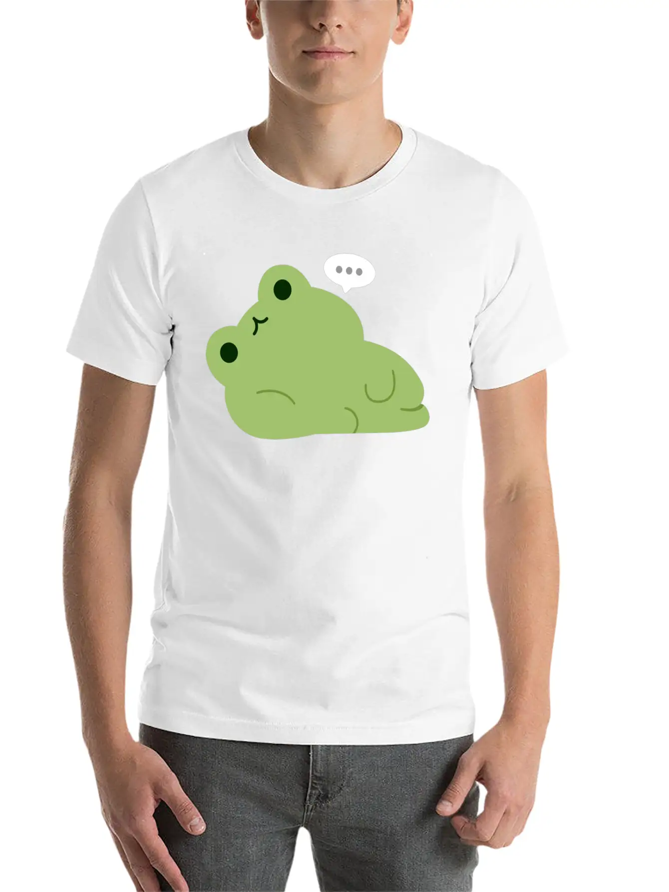 Tired Frog Soft Cotton Short Sleeve Tee ¨C Unisex Wardrobe Staple