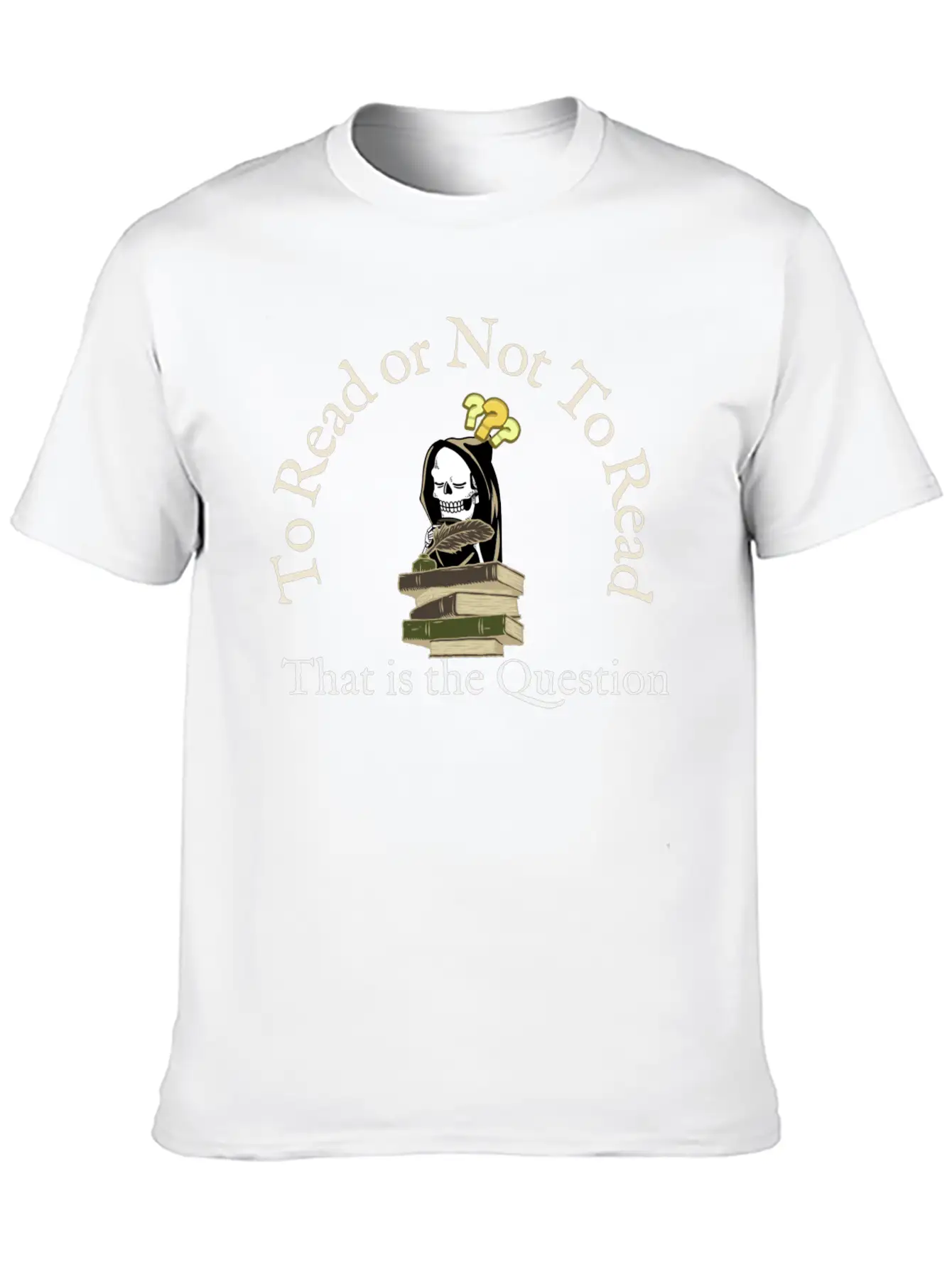 To Read Or Not To Read That Is The Question Essential Cotton Tee For Daily Outfits ¨C Unisex Style
