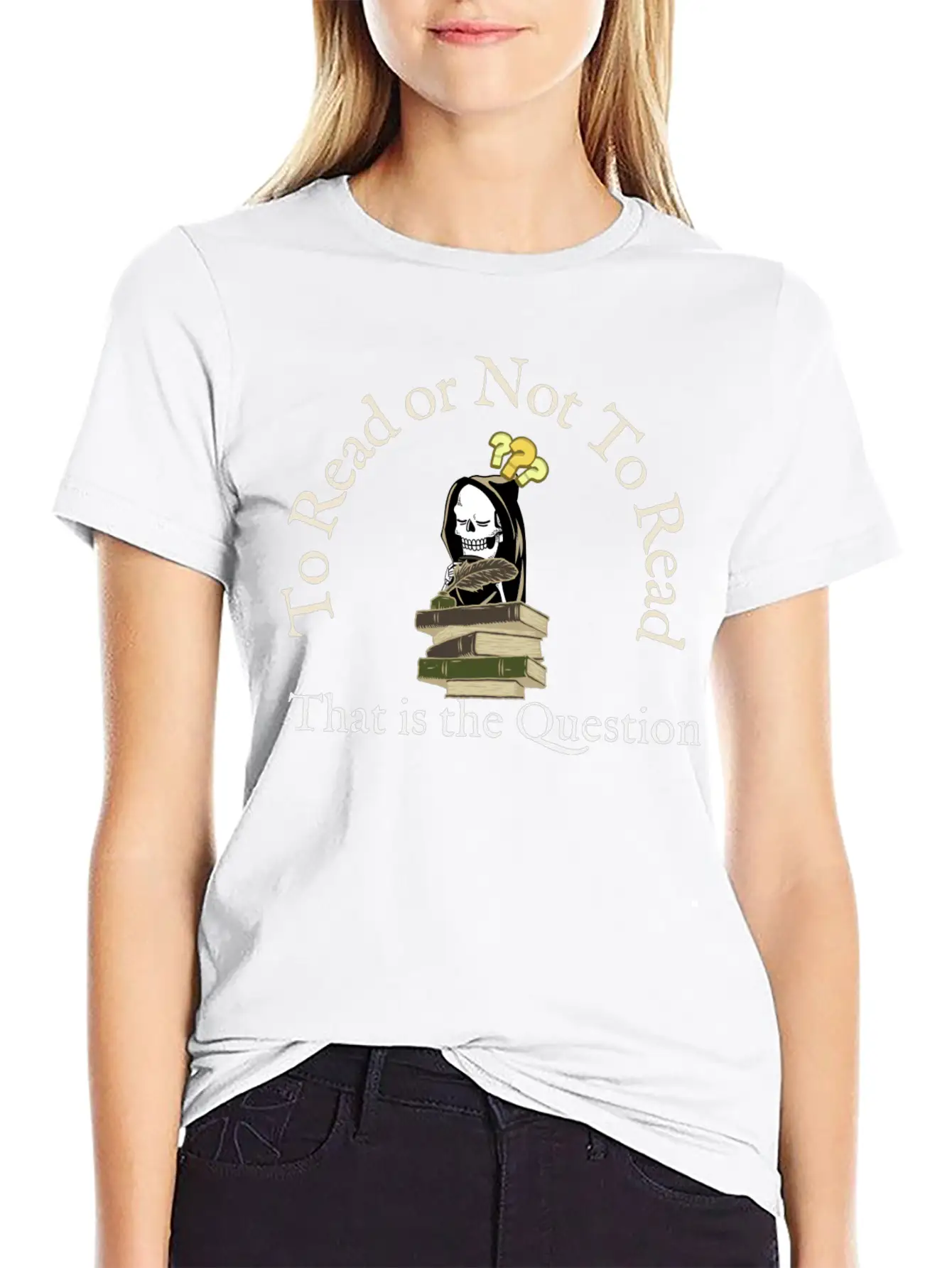 To Read Or Not To Read That Is The Question Essential Cotton Tee For Daily Outfits ¨C Unisex Style
