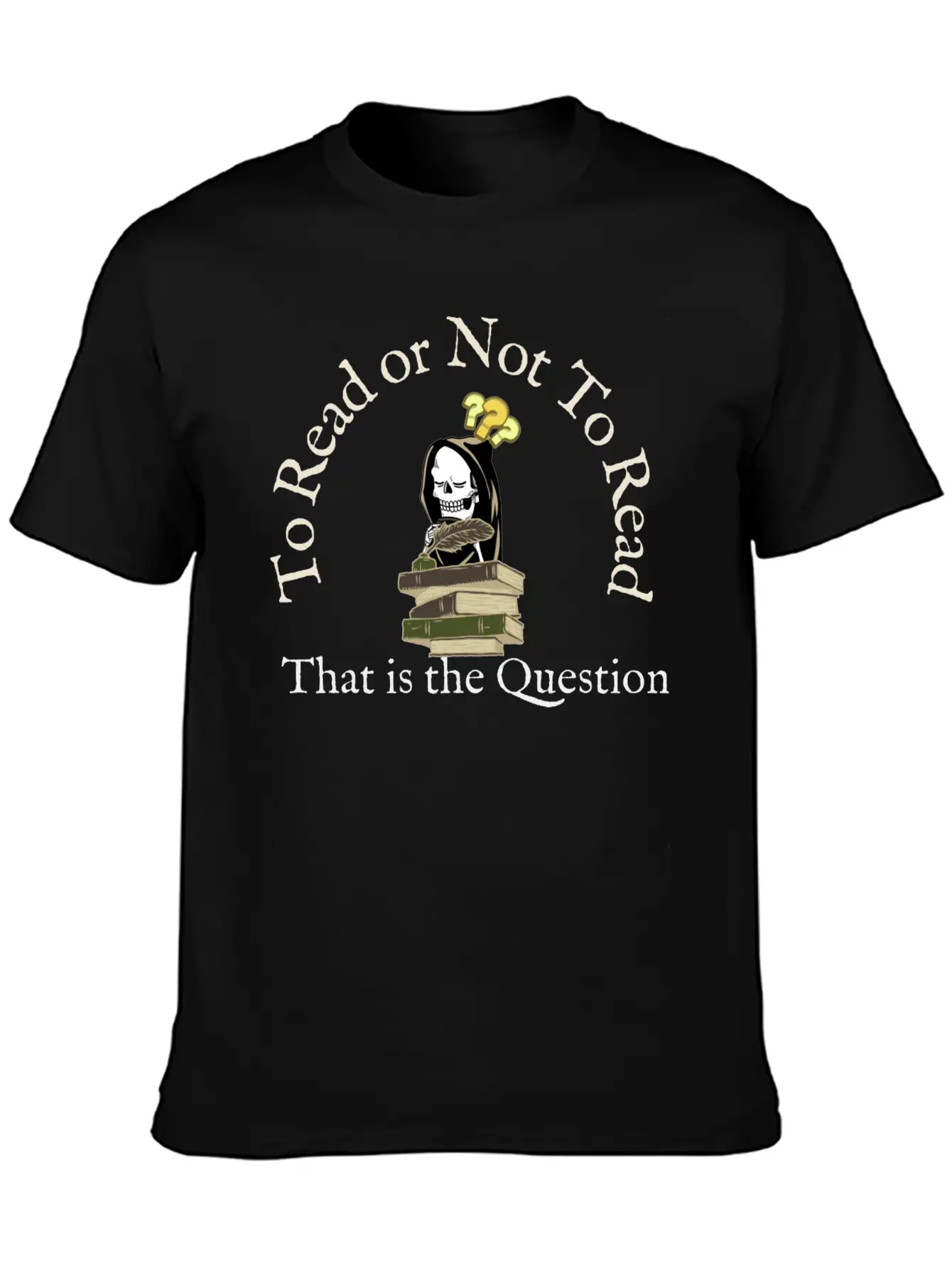 To Read Or Not To Read That Is The Question Essential Cotton Tee For Daily Outfits ¨C Unisex Style