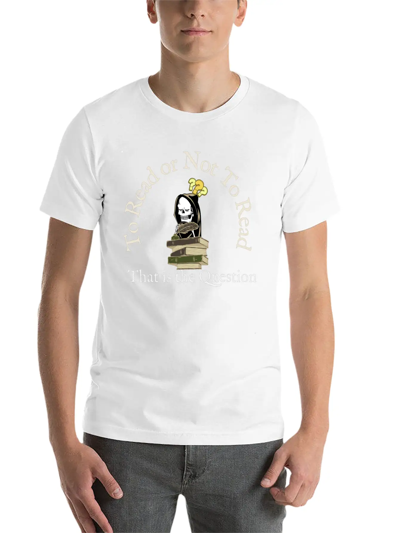 To Read Or Not To Read That Is The Question Essential Cotton Tee For Daily Outfits ¨C Unisex Style