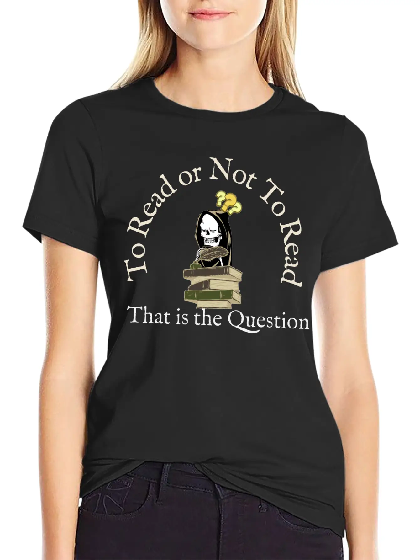 To Read Or Not To Read That Is The Question Essential Cotton Tee For Daily Outfits ¨C Unisex Style
