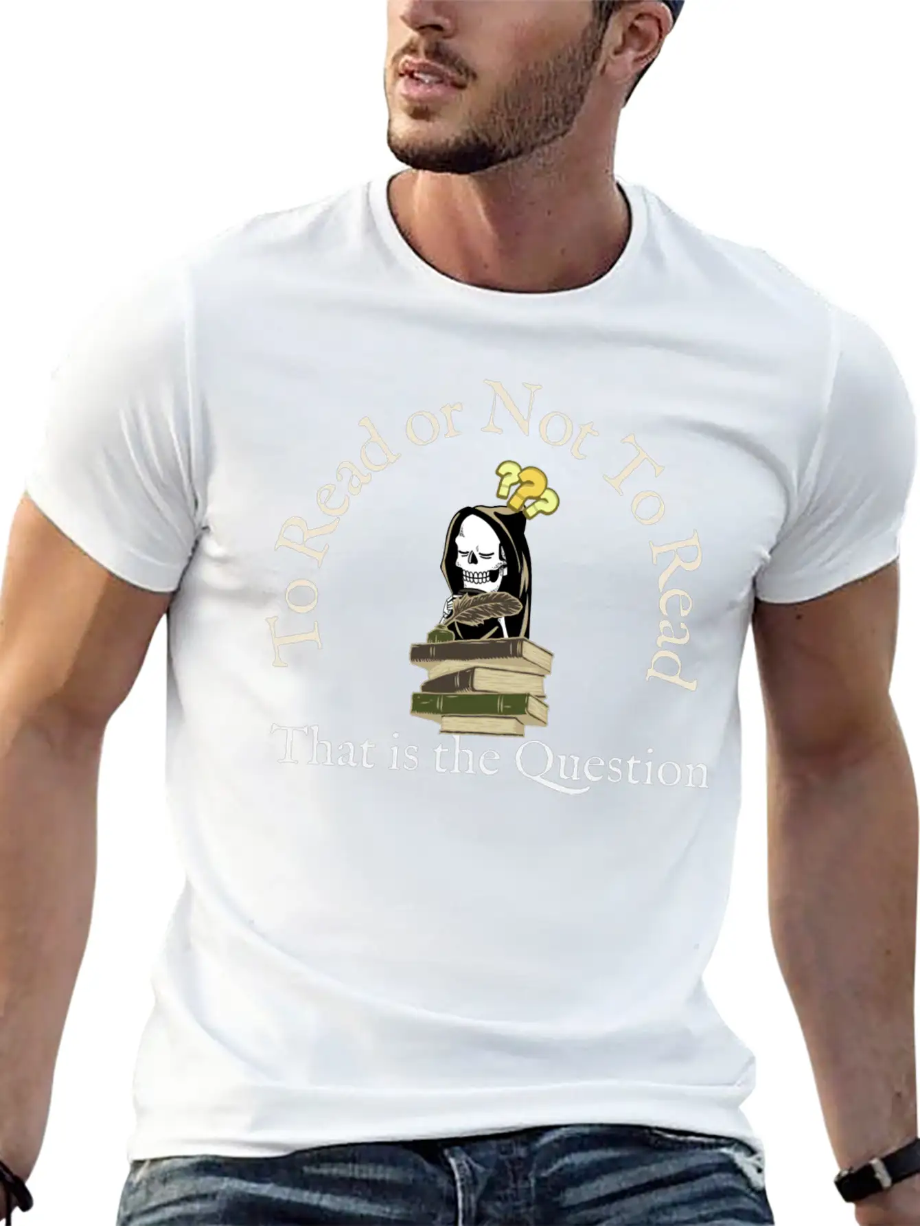 To Read Or Not To Read That Is The Question Essential Cotton Tee For Daily Outfits ¨C Unisex Style