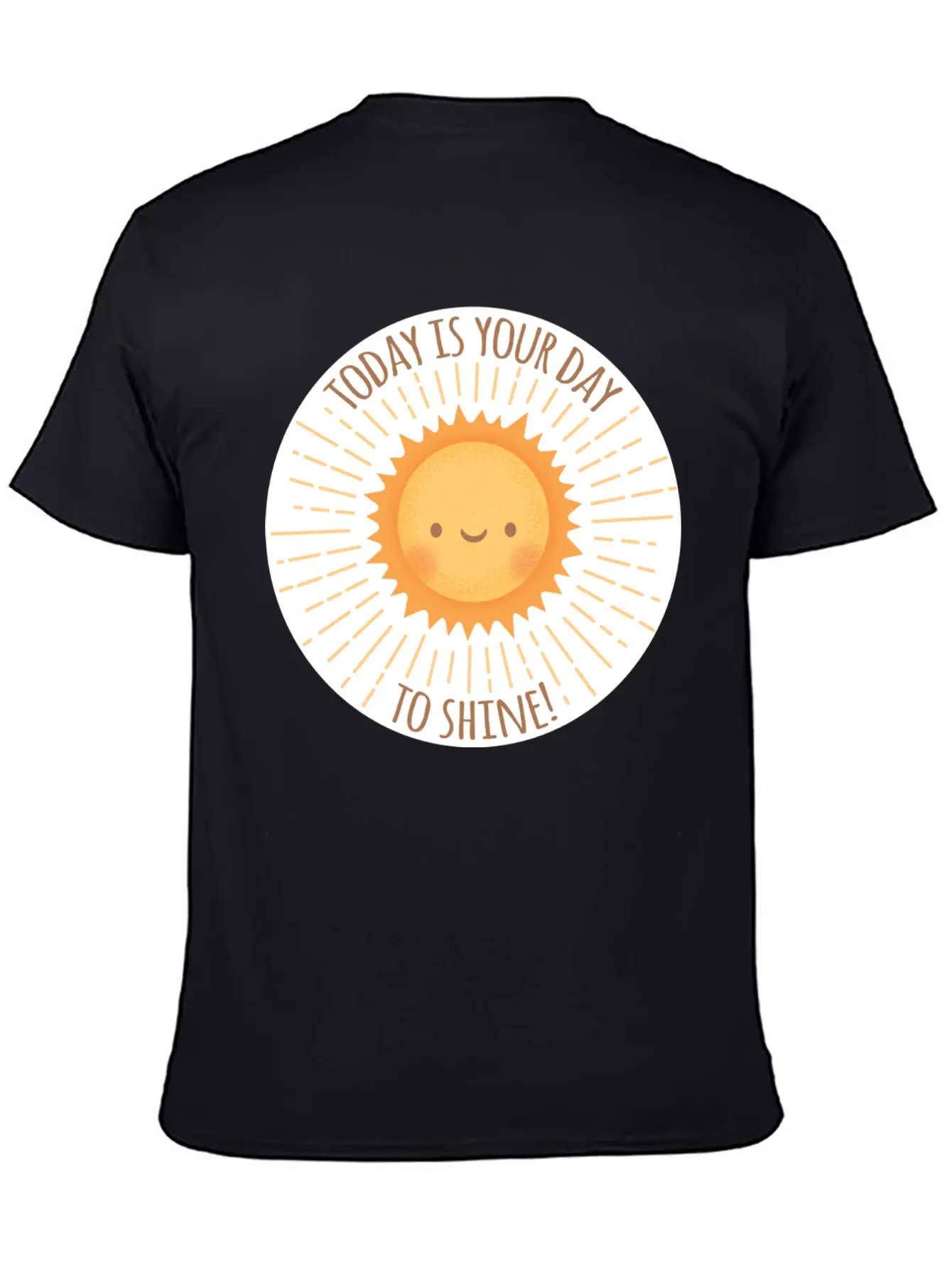 Today Is Your Day To Shine Cute Sun Doodle Essential Cotton Tee For Daily Outfits ¨C Unisex Style