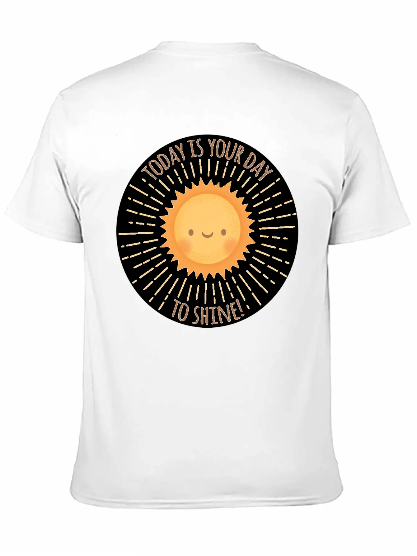 Today Is Your Day To Shine Cute Sun Doodle Essential Cotton Tee For Daily Outfits ¨C Unisex Style