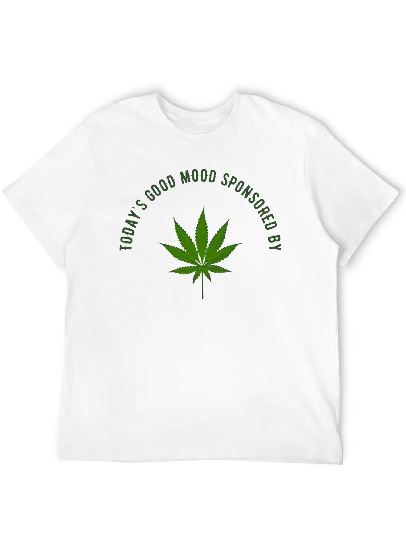 TODAY'S GOOD MOOD SPONSORED BY Unisex Casual T-Shirt ¨C Clean Design For Daily Comfort