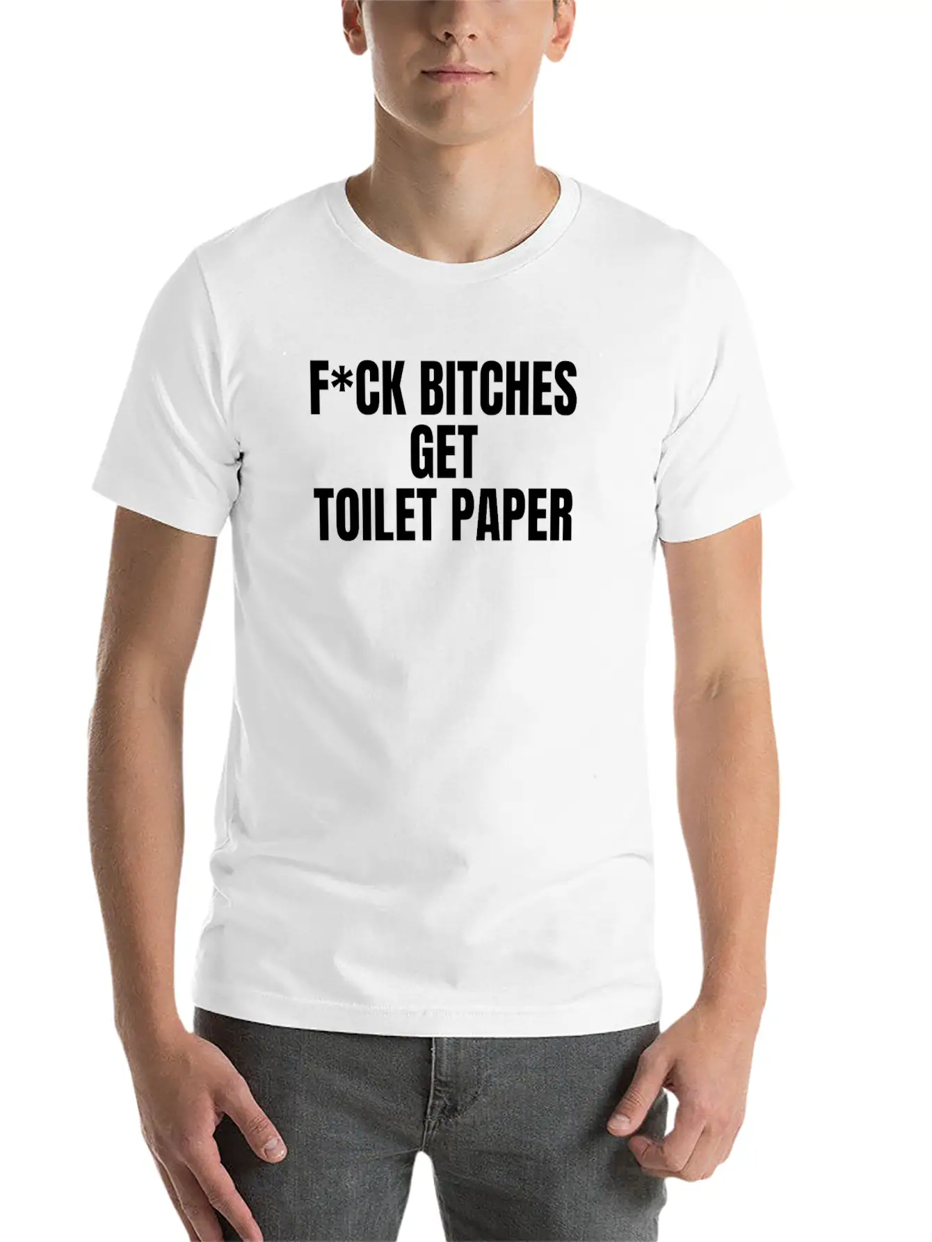 Toilet Paper Quote Soft Cotton Short Sleeve Tee ¨C Unisex Wardrobe Staple