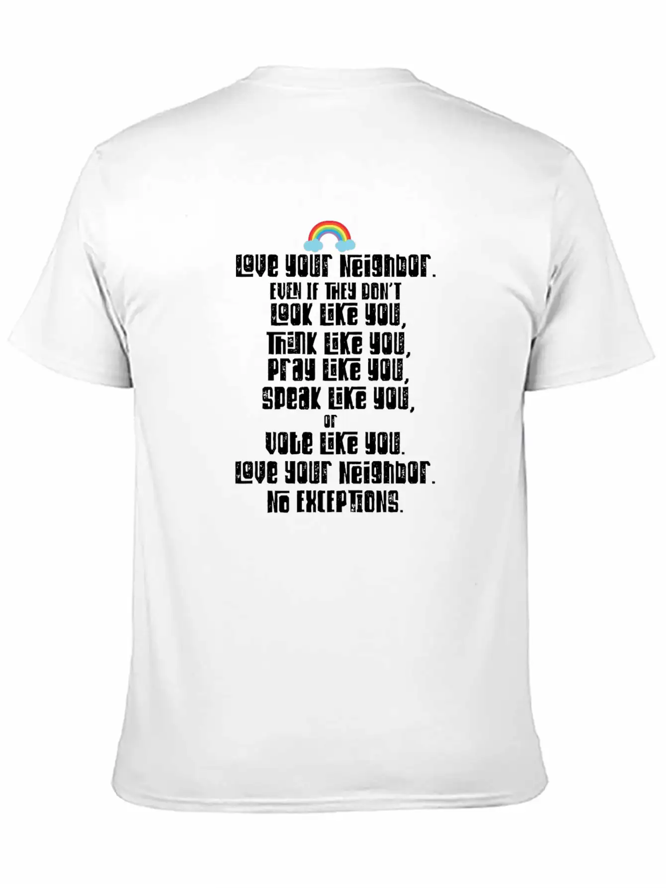 Tolerance Civil Rights Kindness Humanity Cool Gift Basic Graphic T-Shirt ¨C Daily Comfort In Soft Cotton