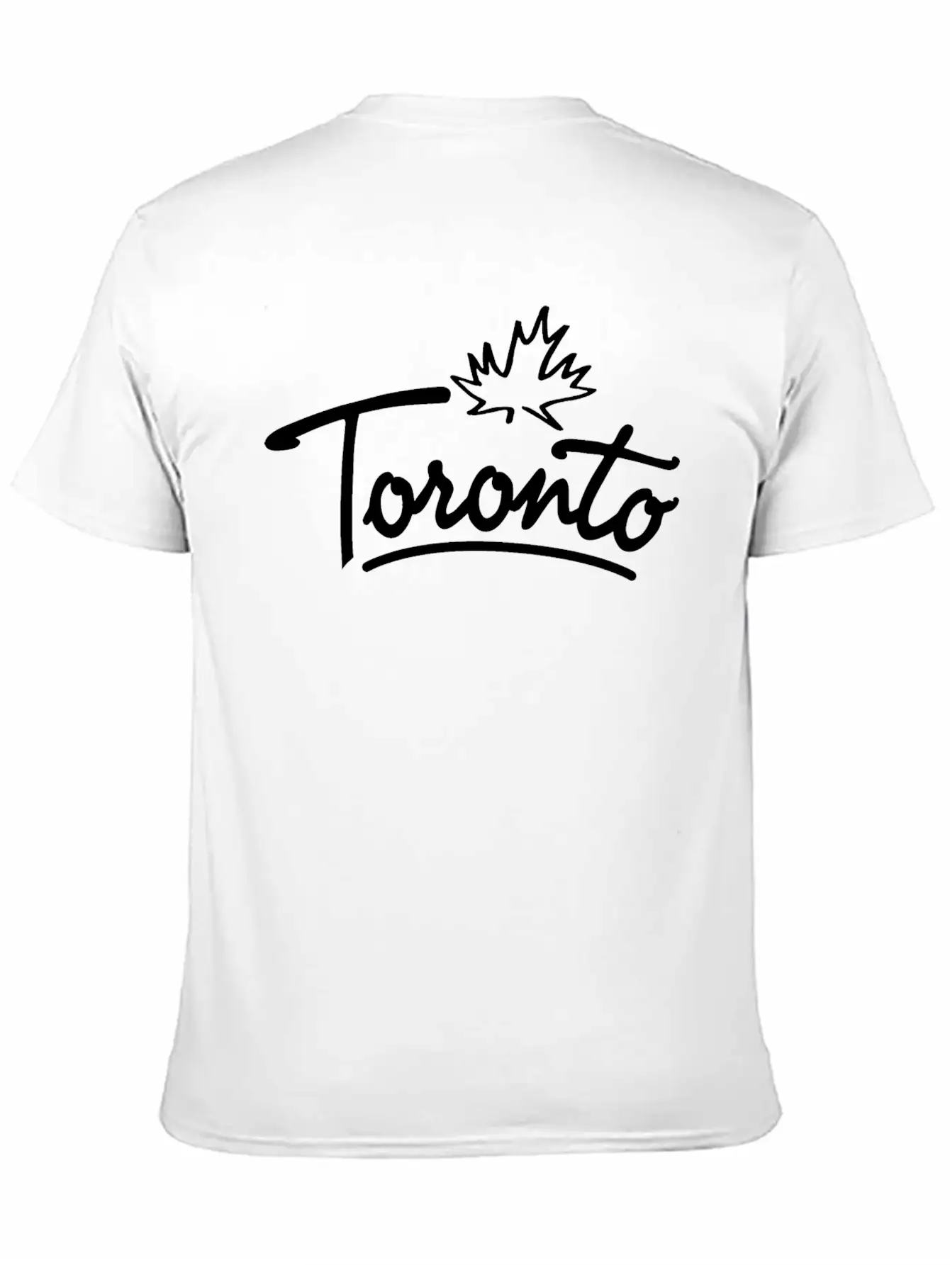 Toronto Leaf Script B Essential Cotton Tee For Daily Outfits ¨C Unisex Style