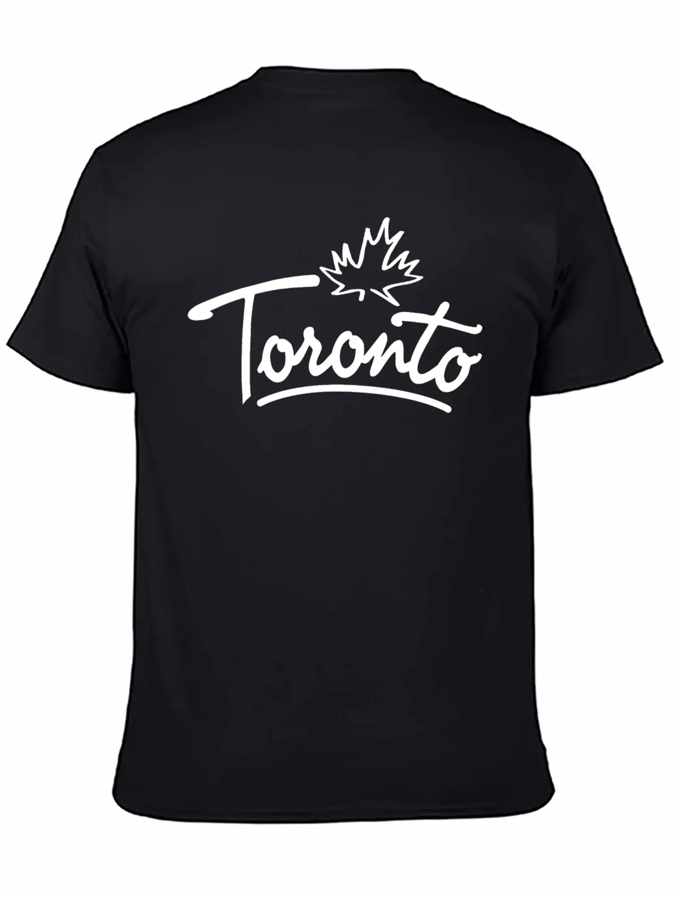 Toronto Leaf Script B Essential Cotton Tee For Daily Outfits ¨C Unisex Style